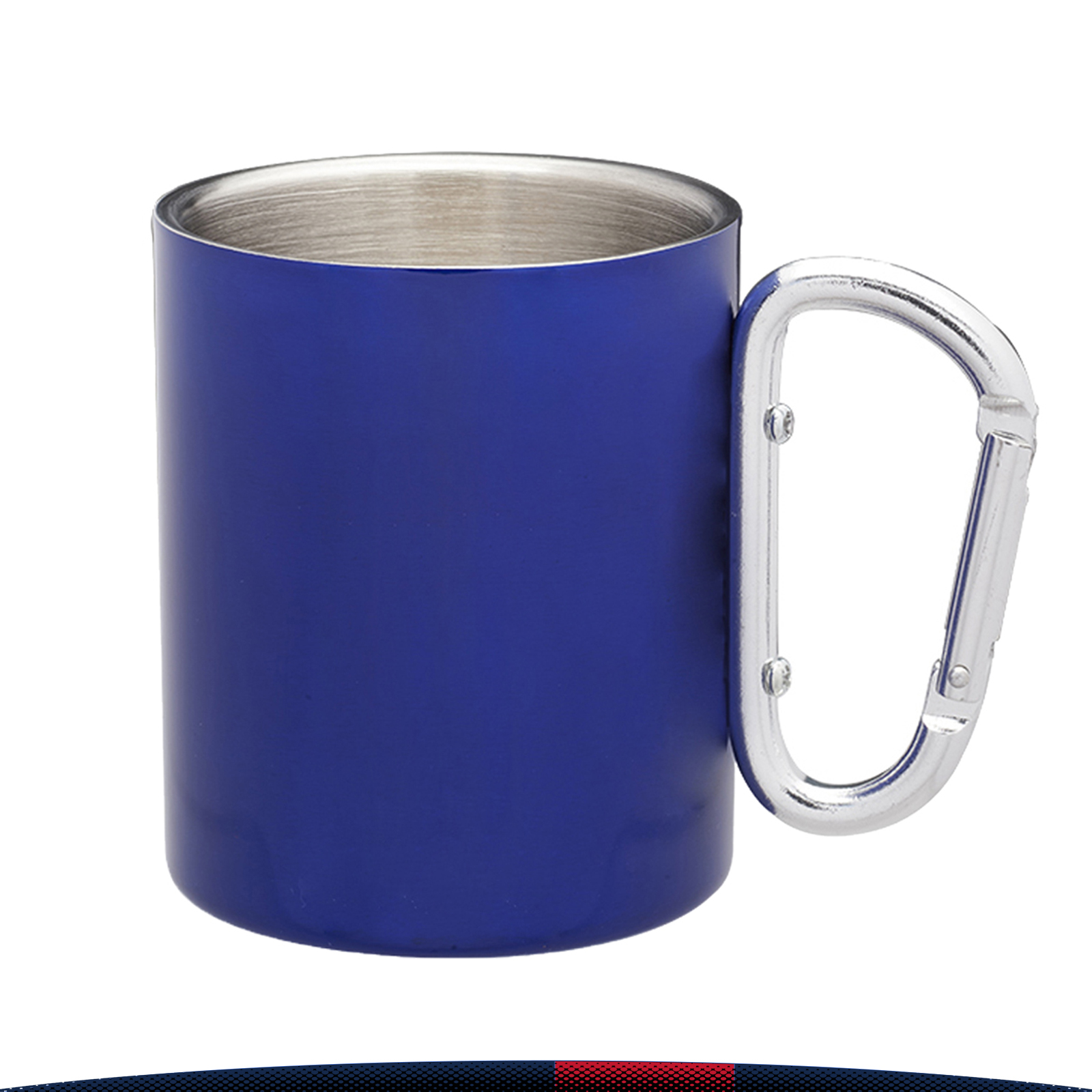 10 oz. Stainless Steel Mugs with Handles 6