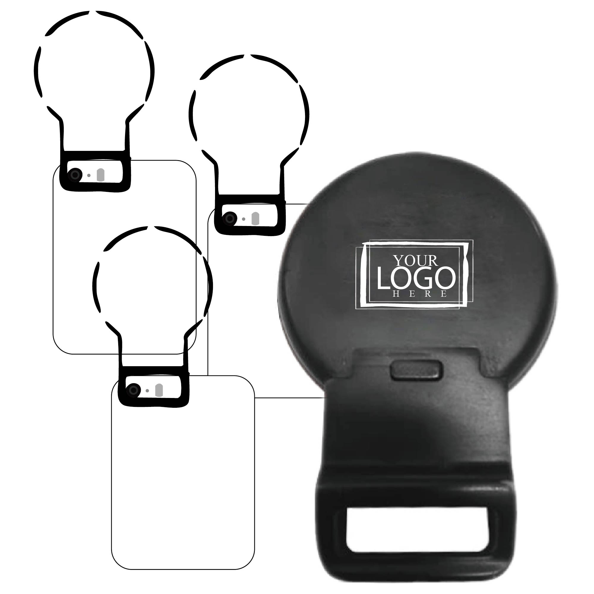 Selfie Flashlight with Mirror 3