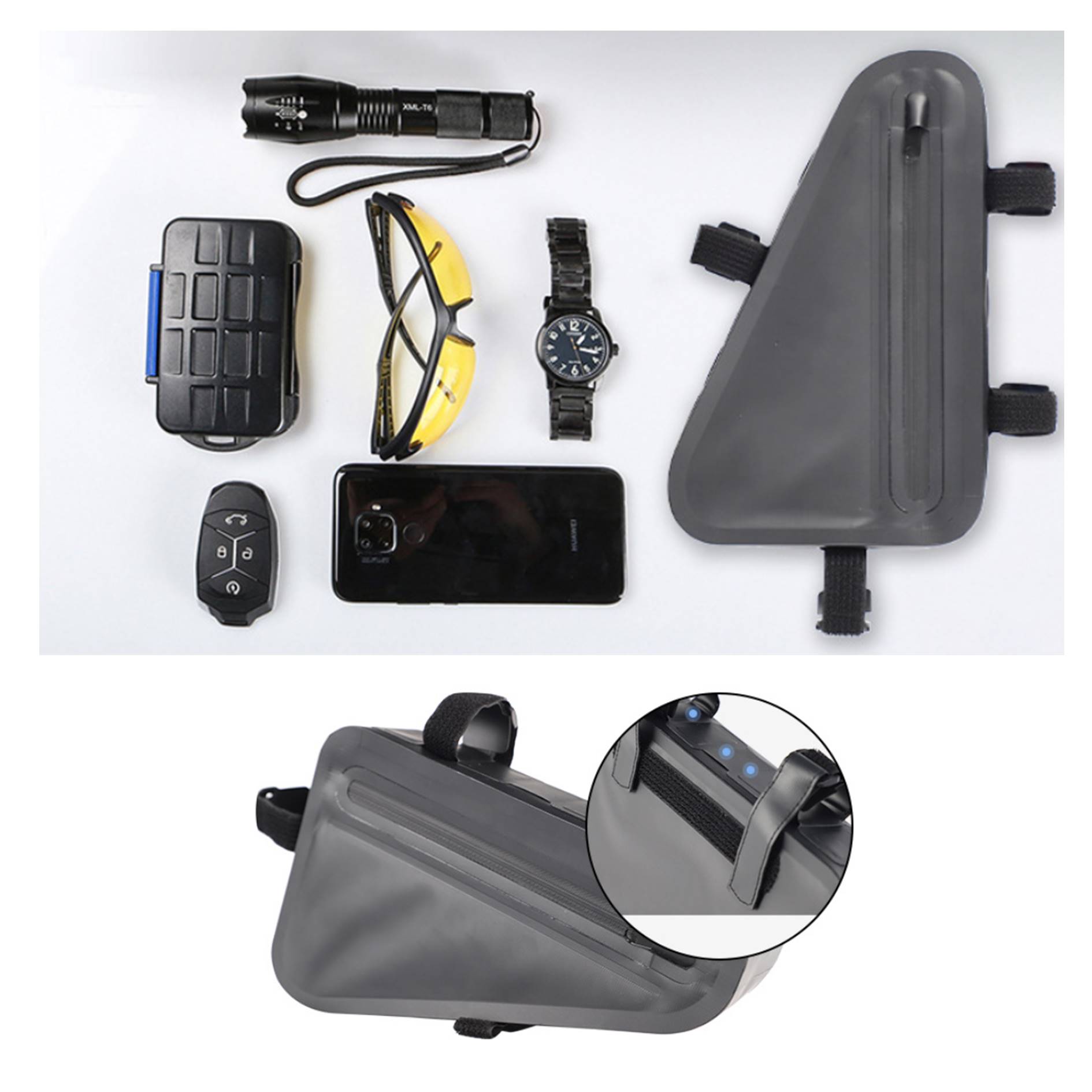 Bicycle Front Tube Triangle Frame Bag 2