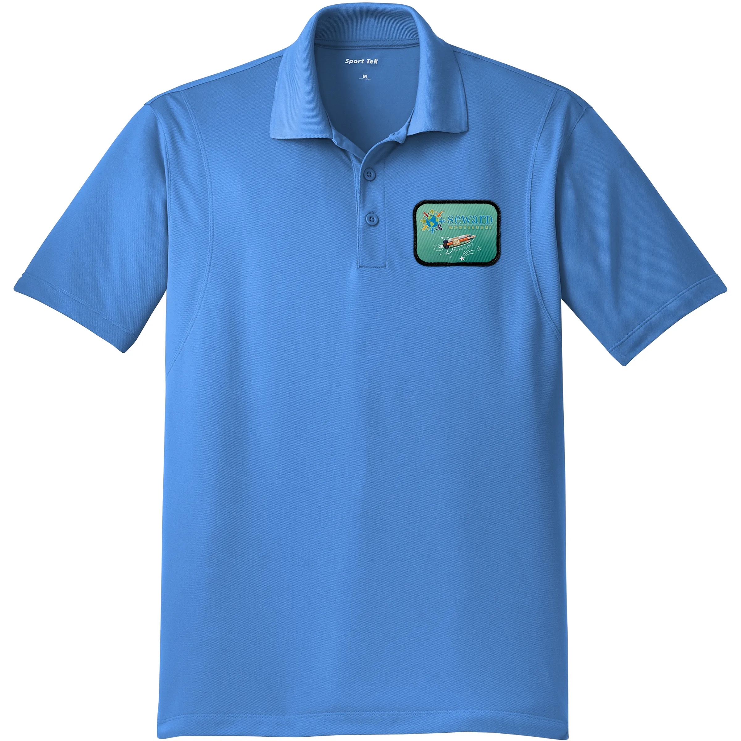 SPORT-TEK(R) MICROPIQUE SPORT-WICK(R) POLO WITH EMBLEM 32