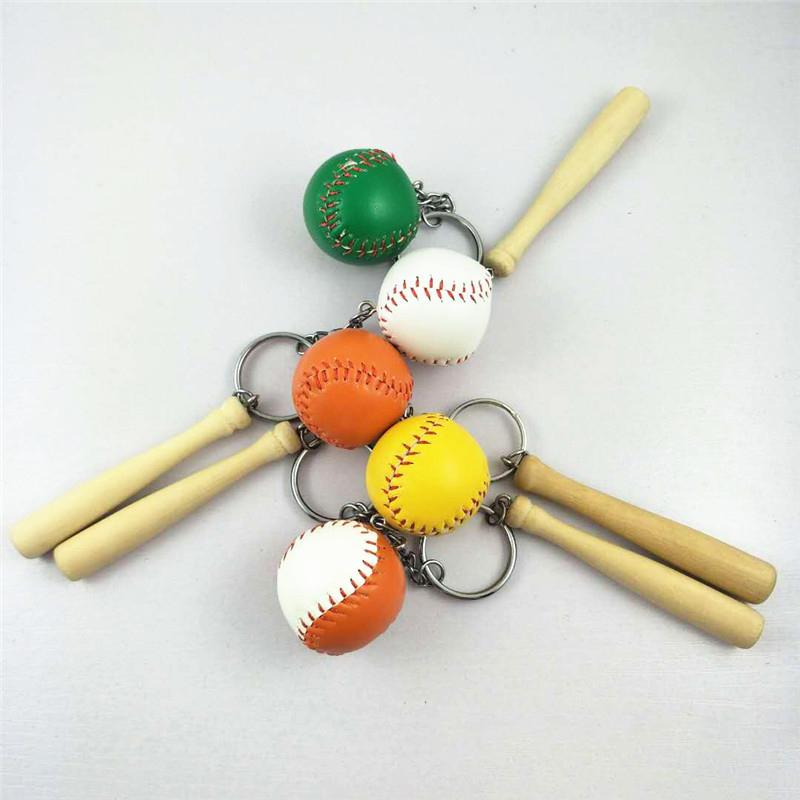 2 in 1 Baseball Bat and Baseball Keychain 4