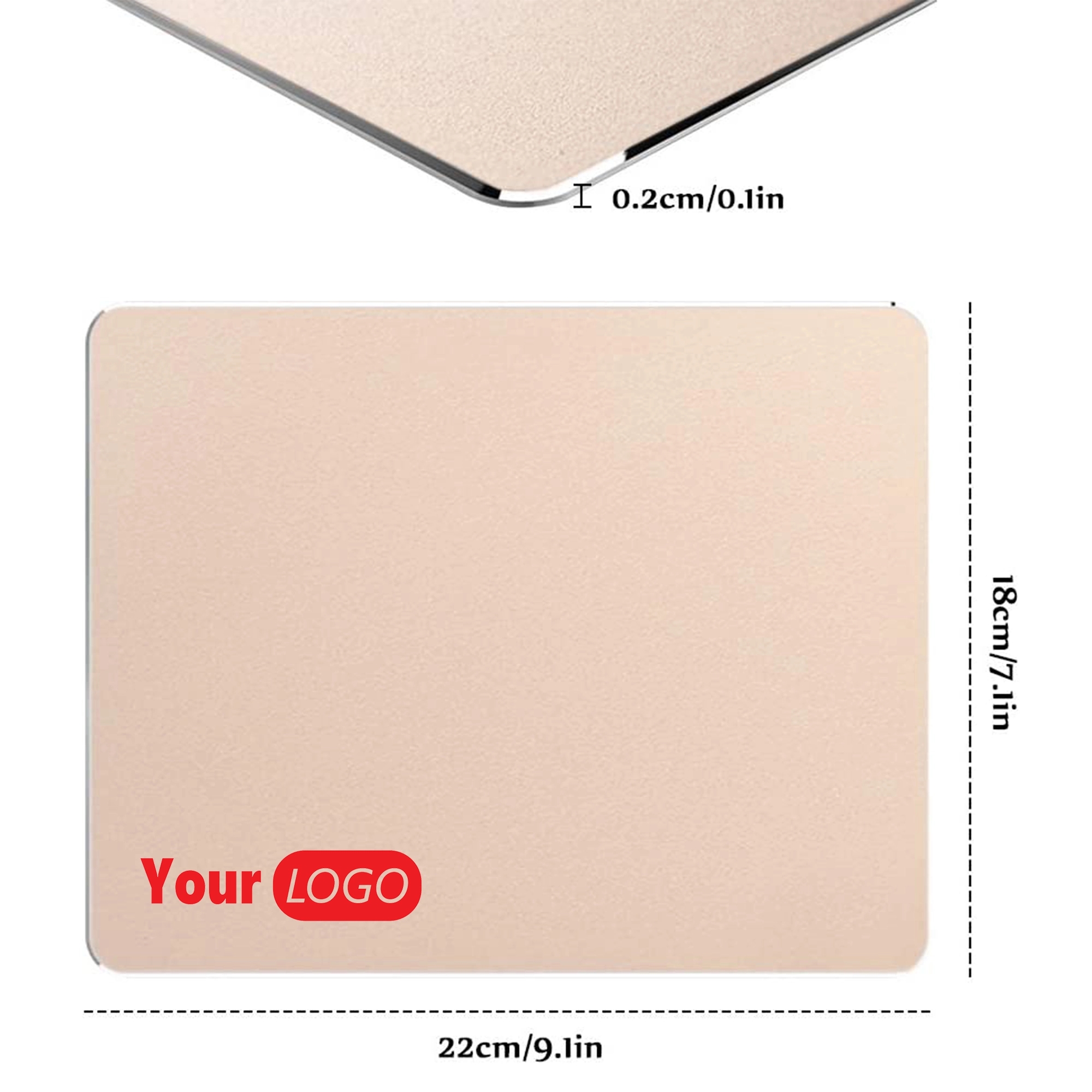 Aluminum Double-Sided Waterproof Mouse Pad 2
