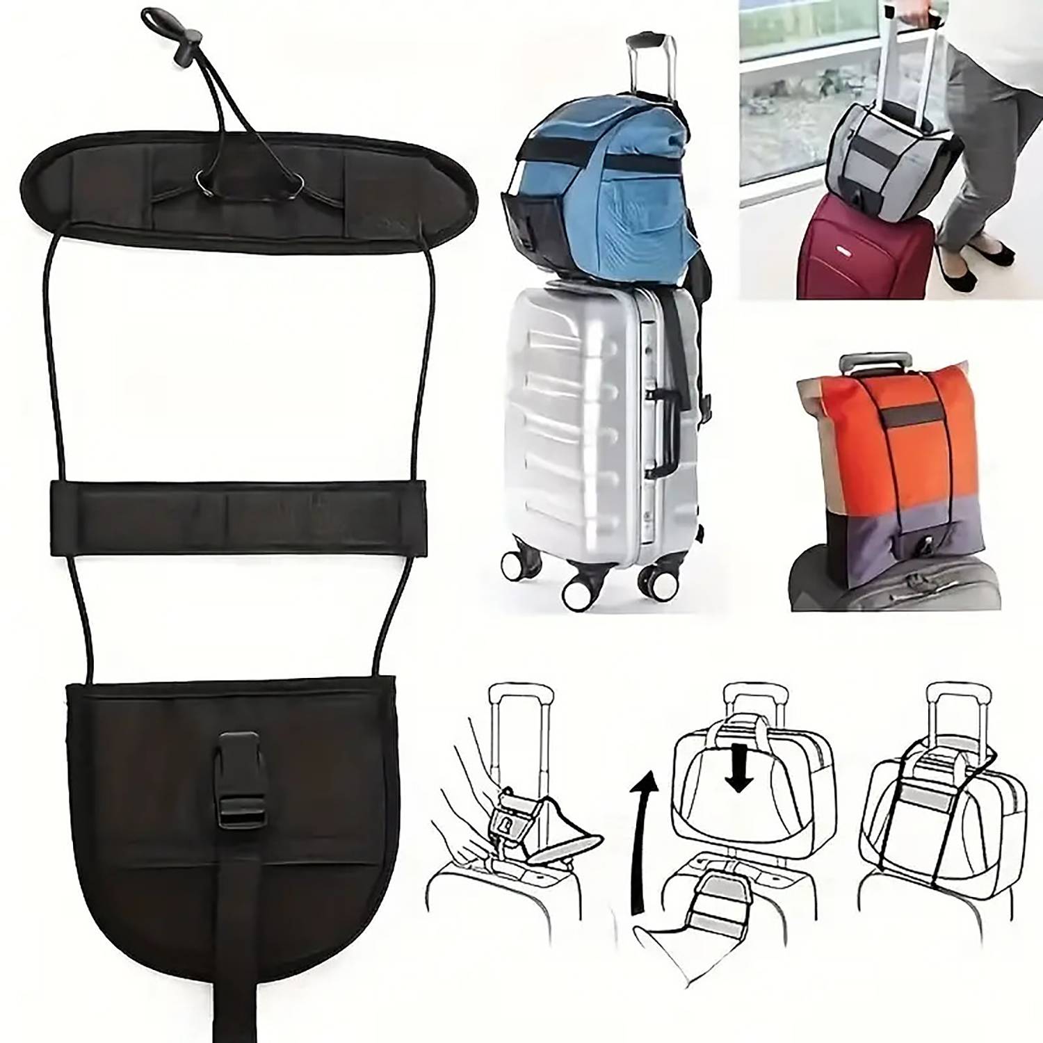 Adjustable Luggage Packing Strap 2