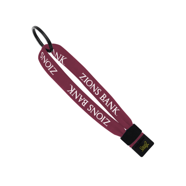 1/2" Cotton Wrist Retainer with Slider & Metal Split-Ring 18