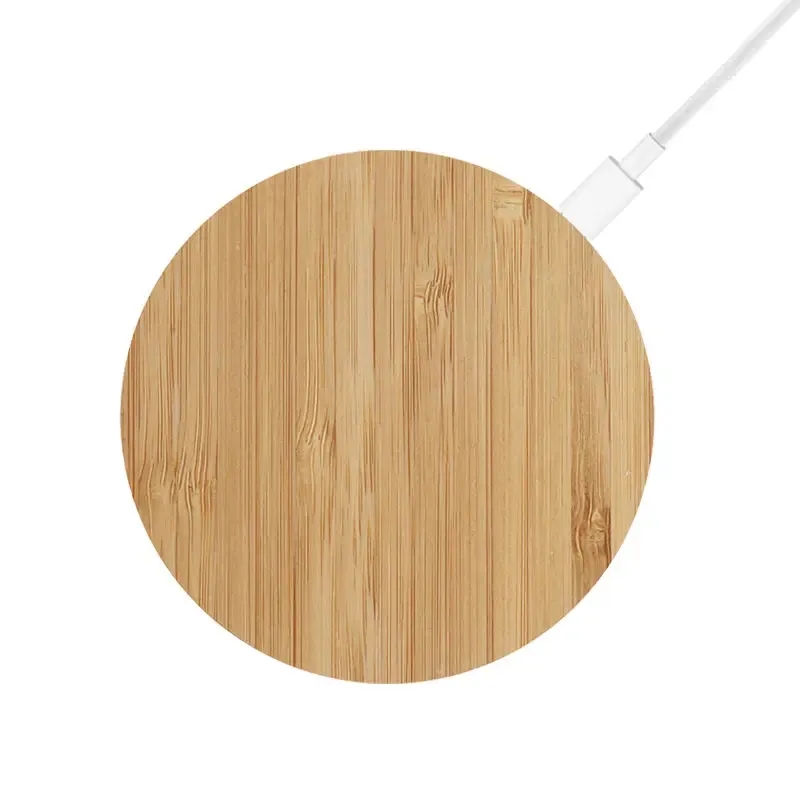Custom Bamboo Wireless Charger 6
