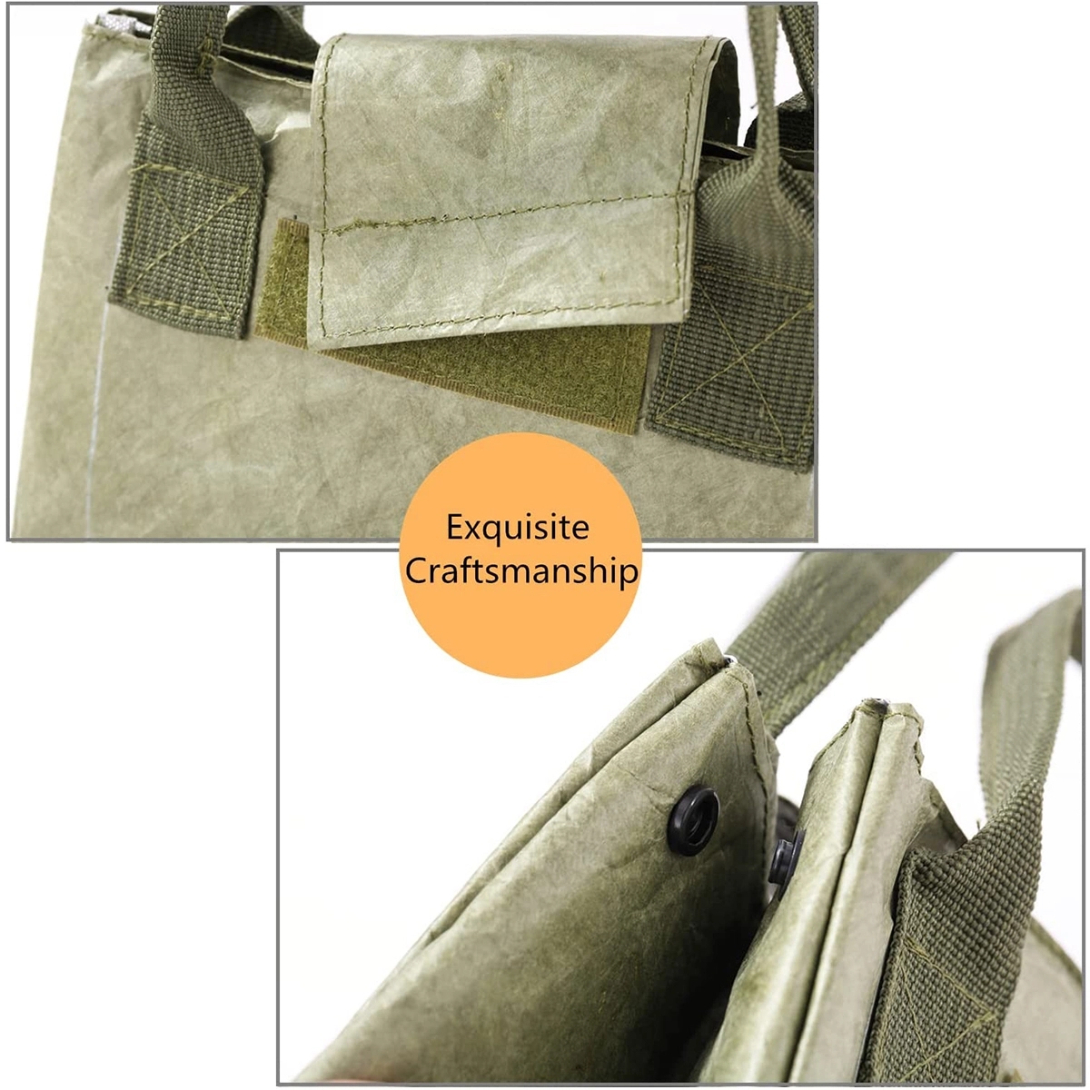 Reusable Tyvek Insulated Lunch Snack Bags 4