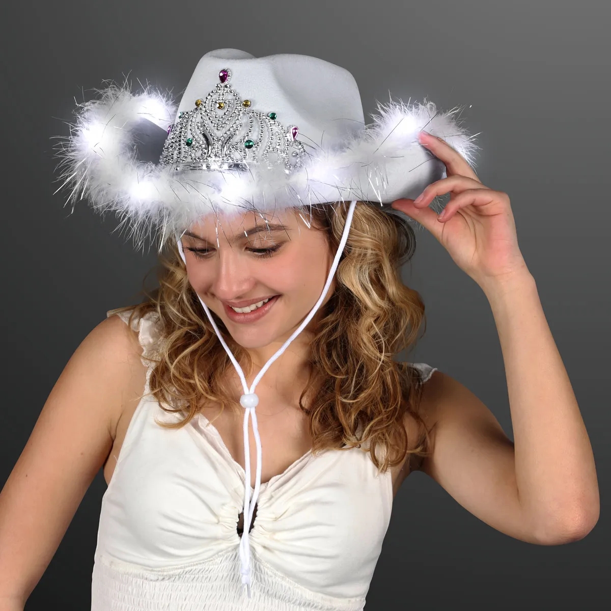 Light Up Cowgirl Hat 3