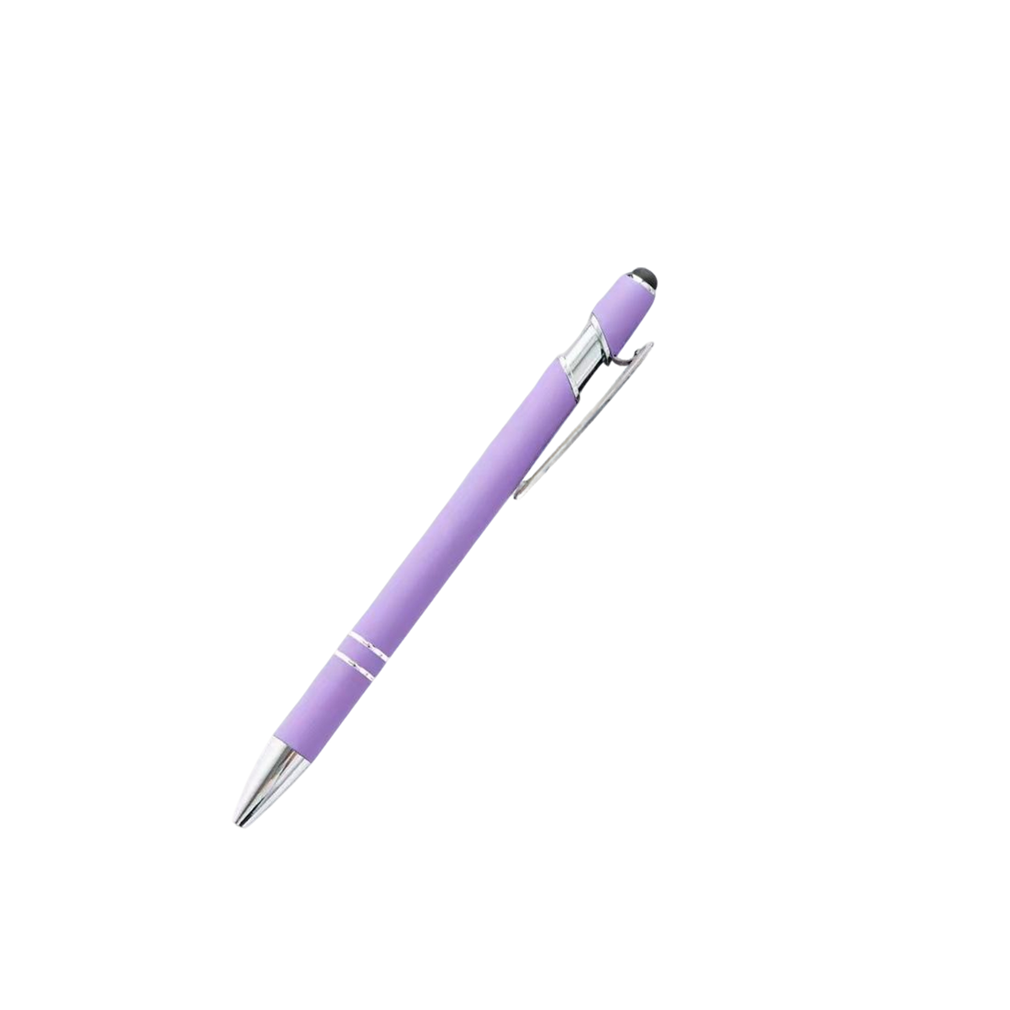 Metal Click Ballpoint Pen With Capacitive Stylus 5.7" 7