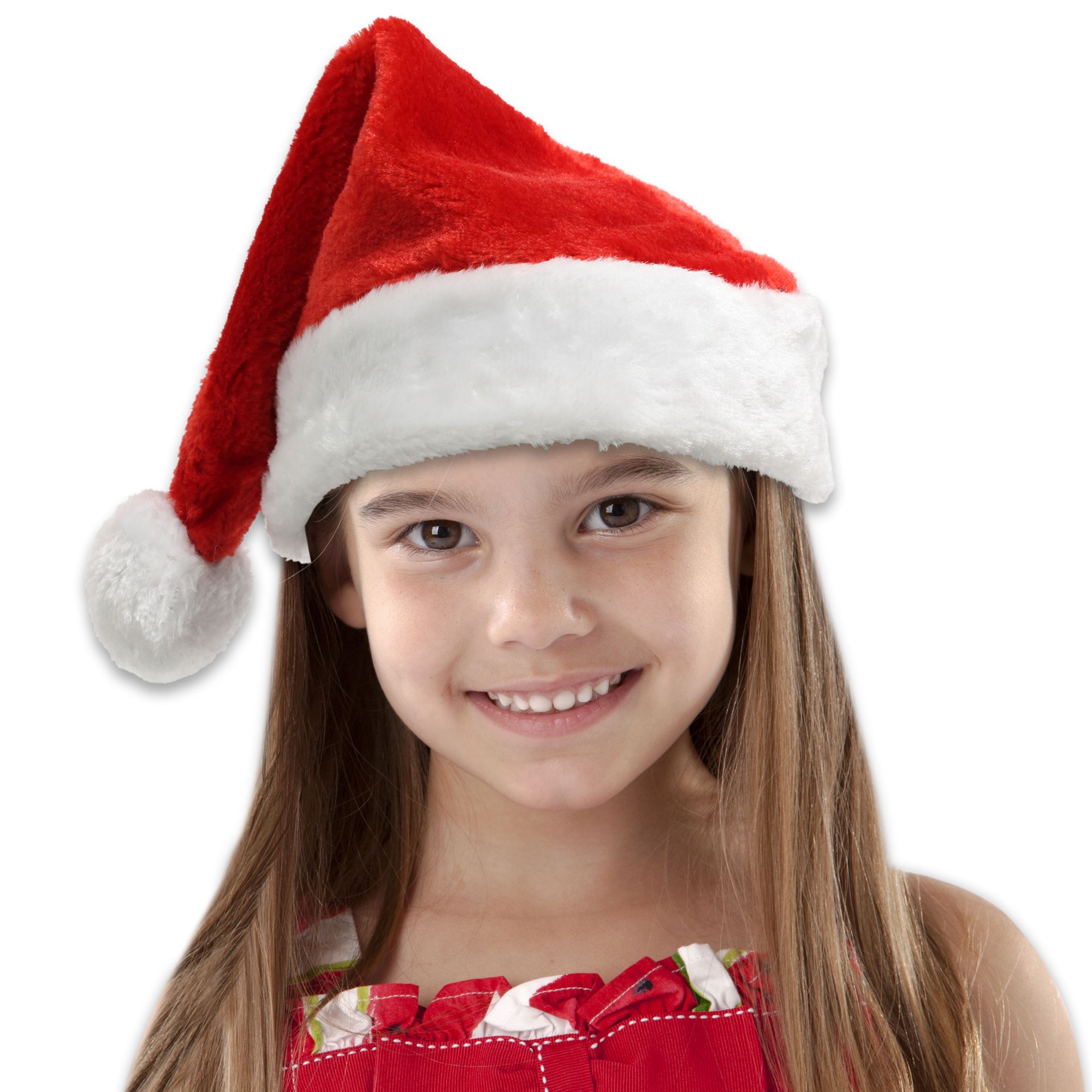Plush Santa Hat Child's Size