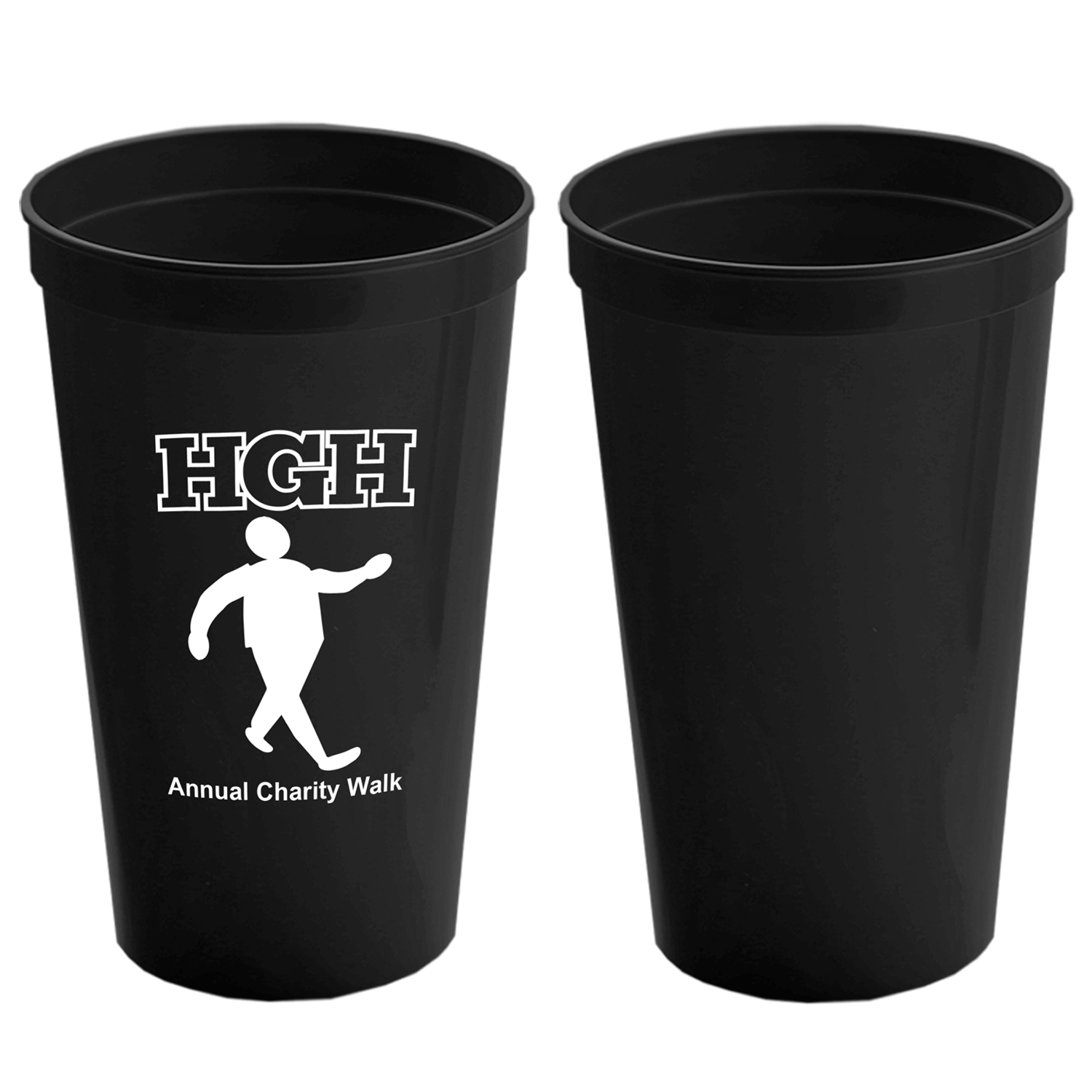 Stackable Polypropylene Stadium Cup, 22 oz. 16