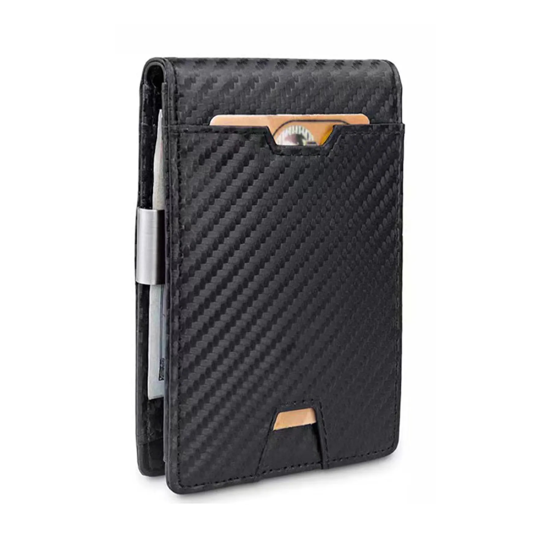 Mens Slim Wallet Money Clip 2