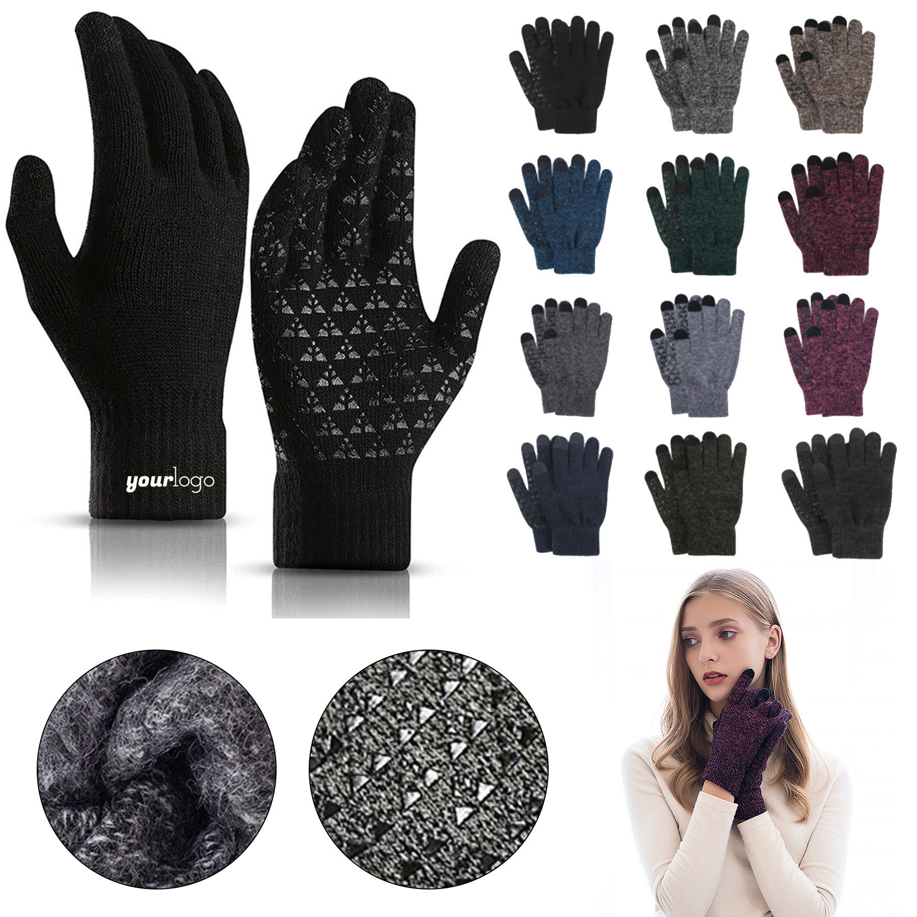 Warm Knit Glove 2