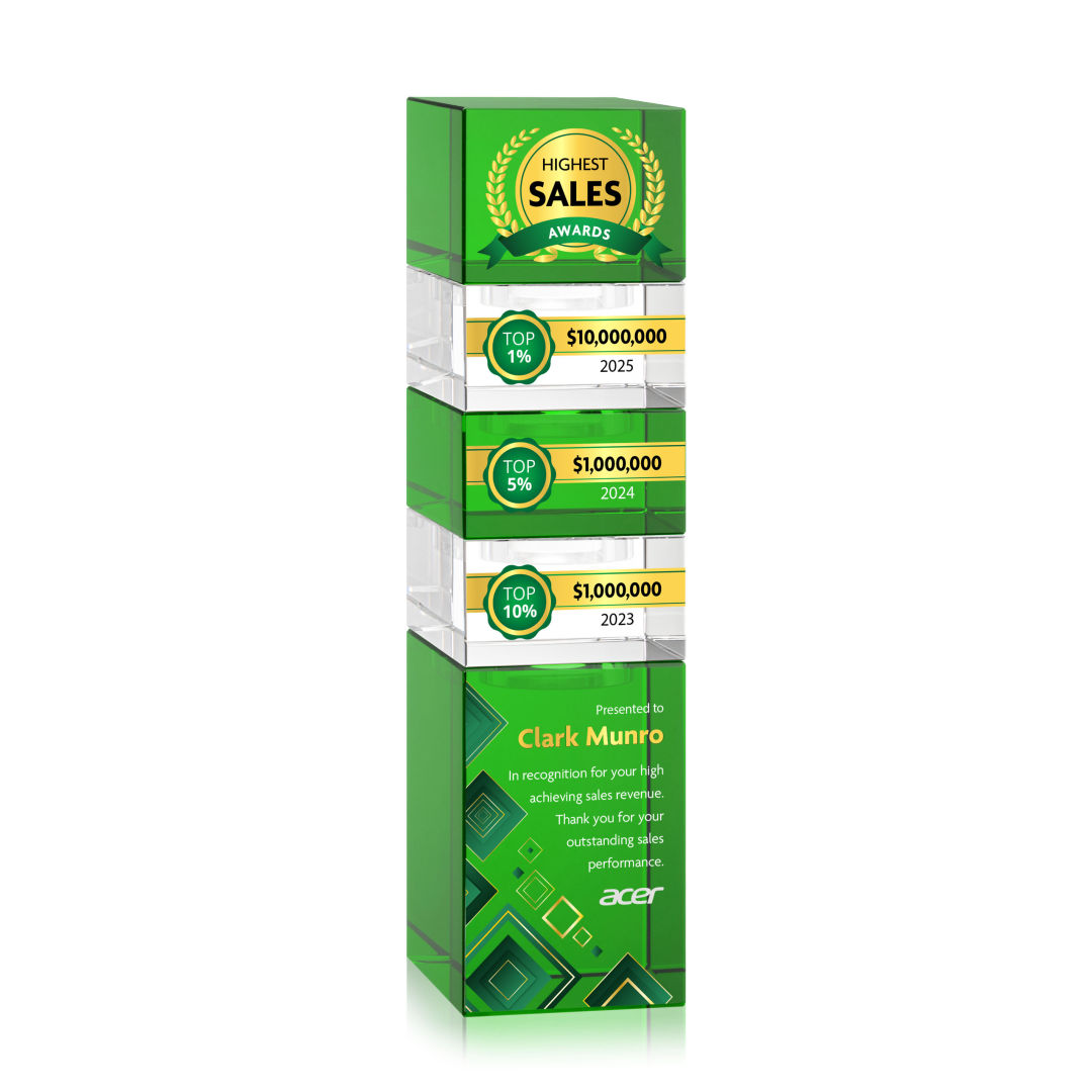 Tofino Stacker VividPrint™ Award - Green 15