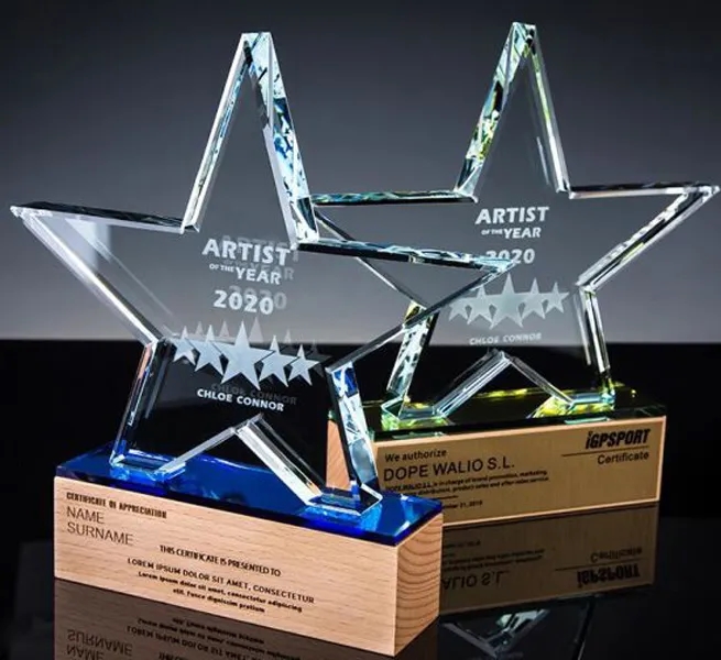 STAR WOODEN CRYSTAL AWARDS 7