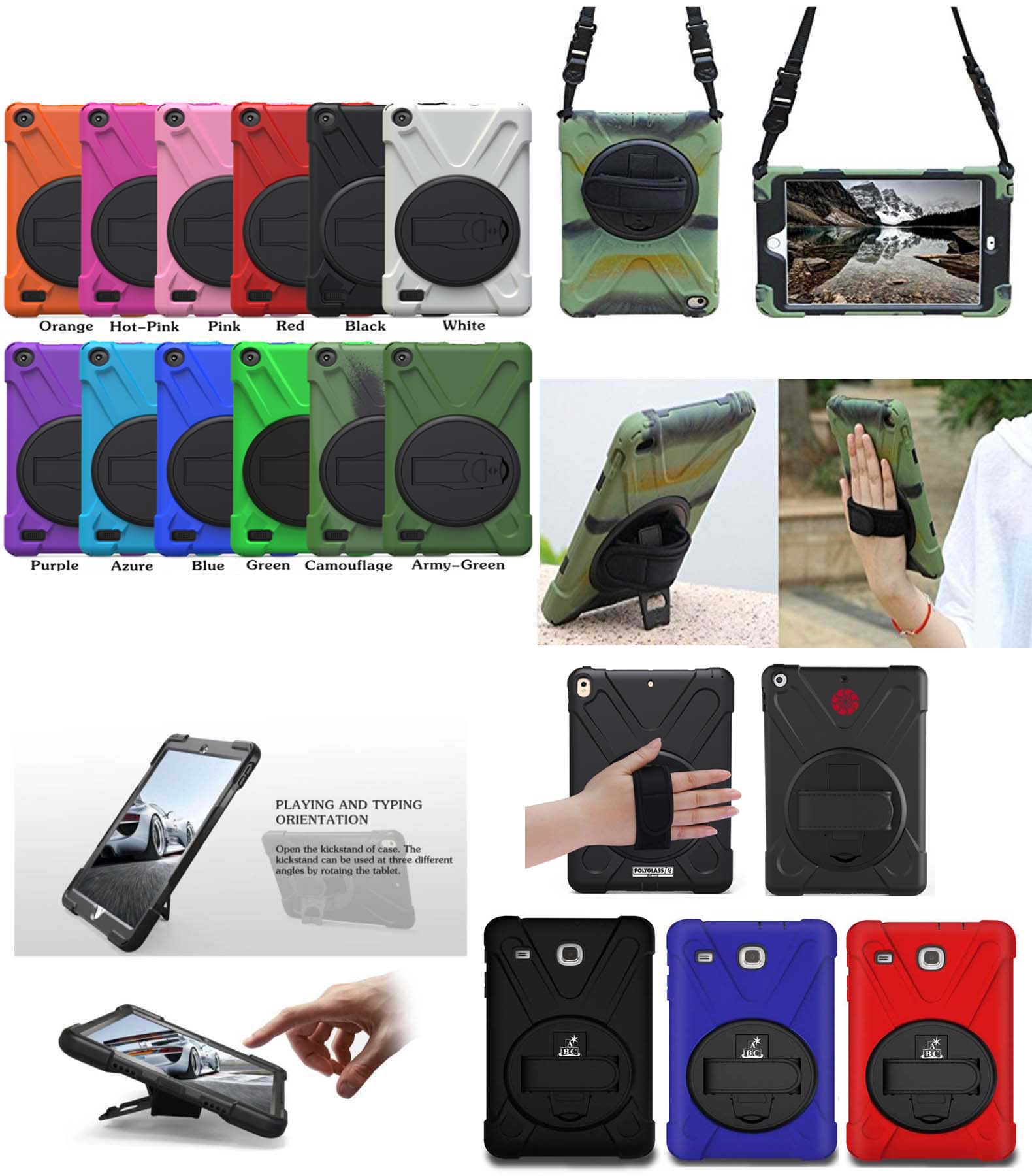iPad Rotating Case with Hand Strap 1