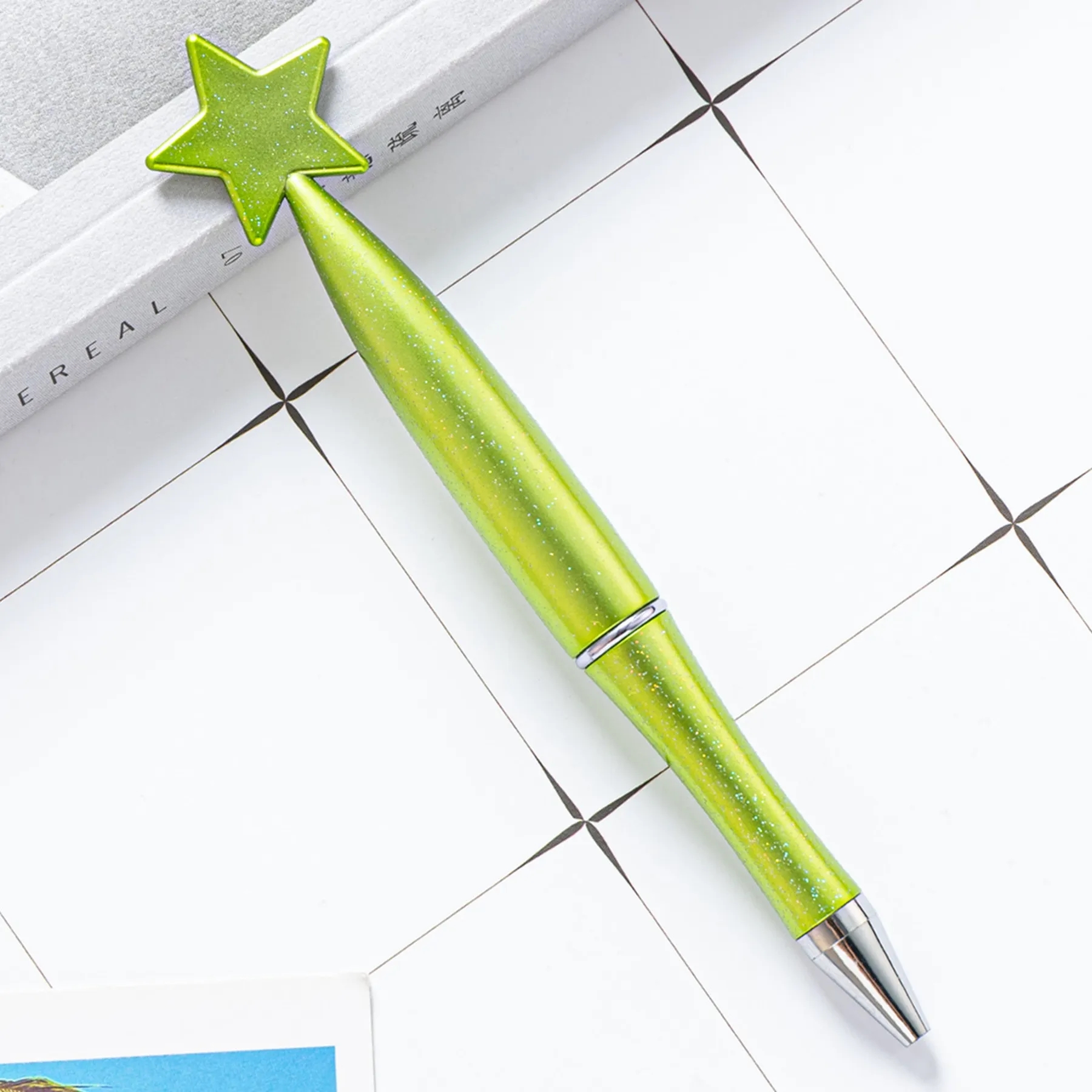 Plastic Rotary Star Ballpoint Pen 5