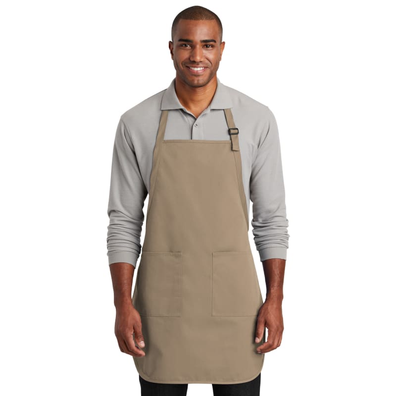 Port Authority Full-Length Two-Pocket Bib Apron. 22