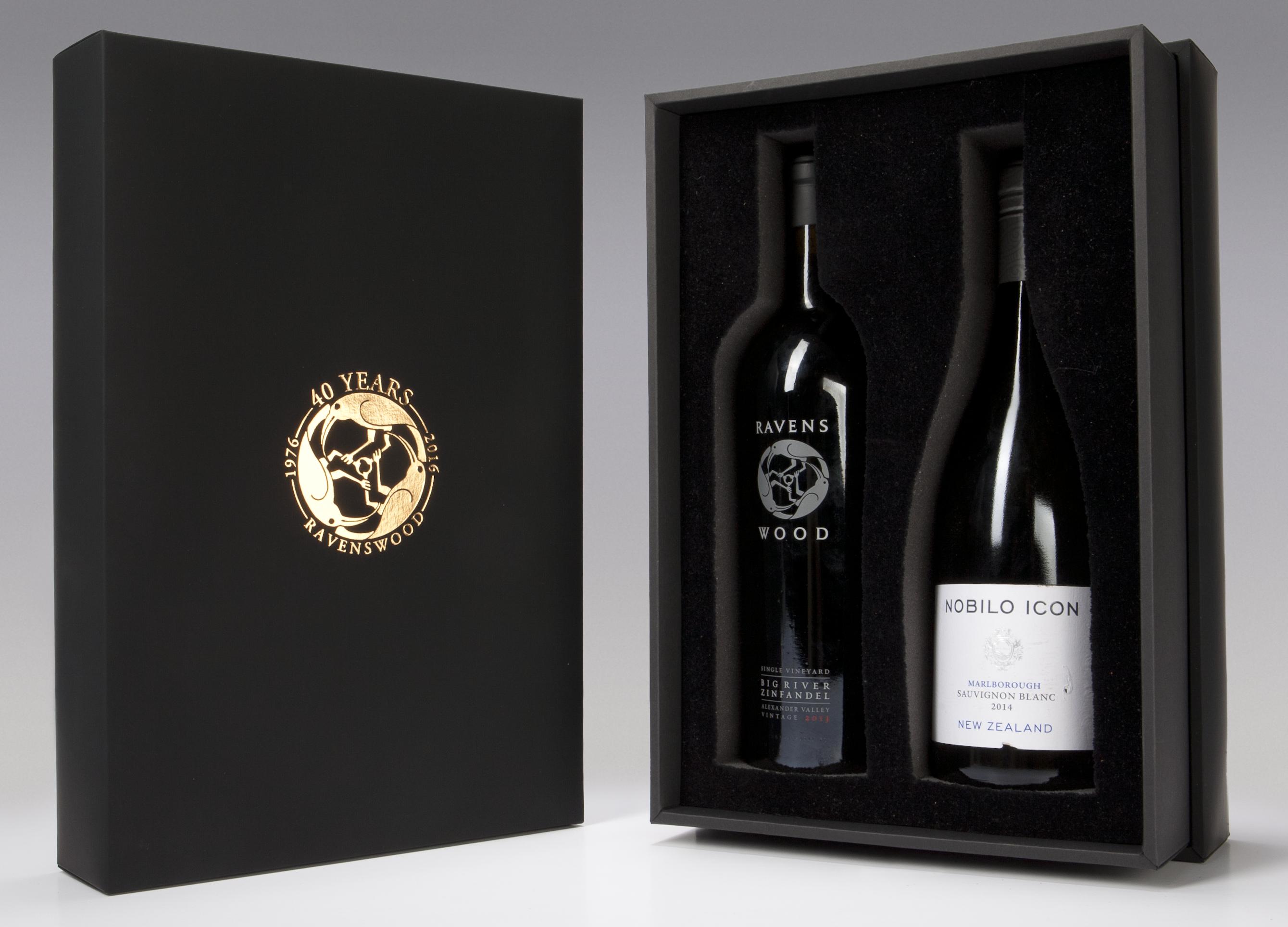 Custom Printed Full Color 2-Piece Soft Touch Luxury Gift Box - 8x8x2 2