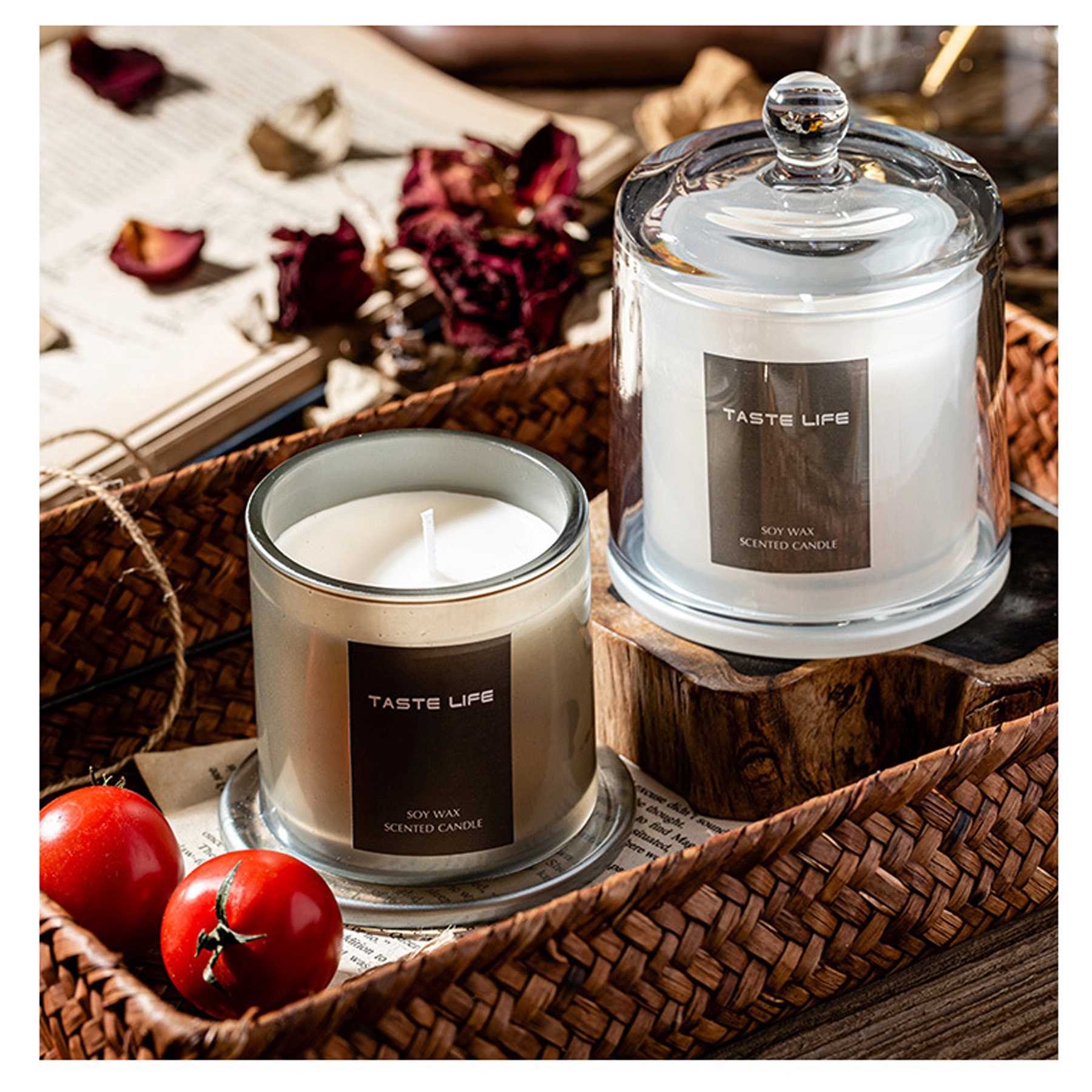 Glass Smokeless Scented Candle 7