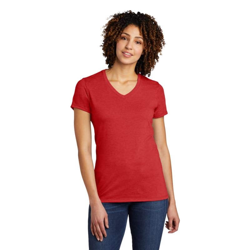 AllMade Women's Tri-Blend V-Neck Tee 25