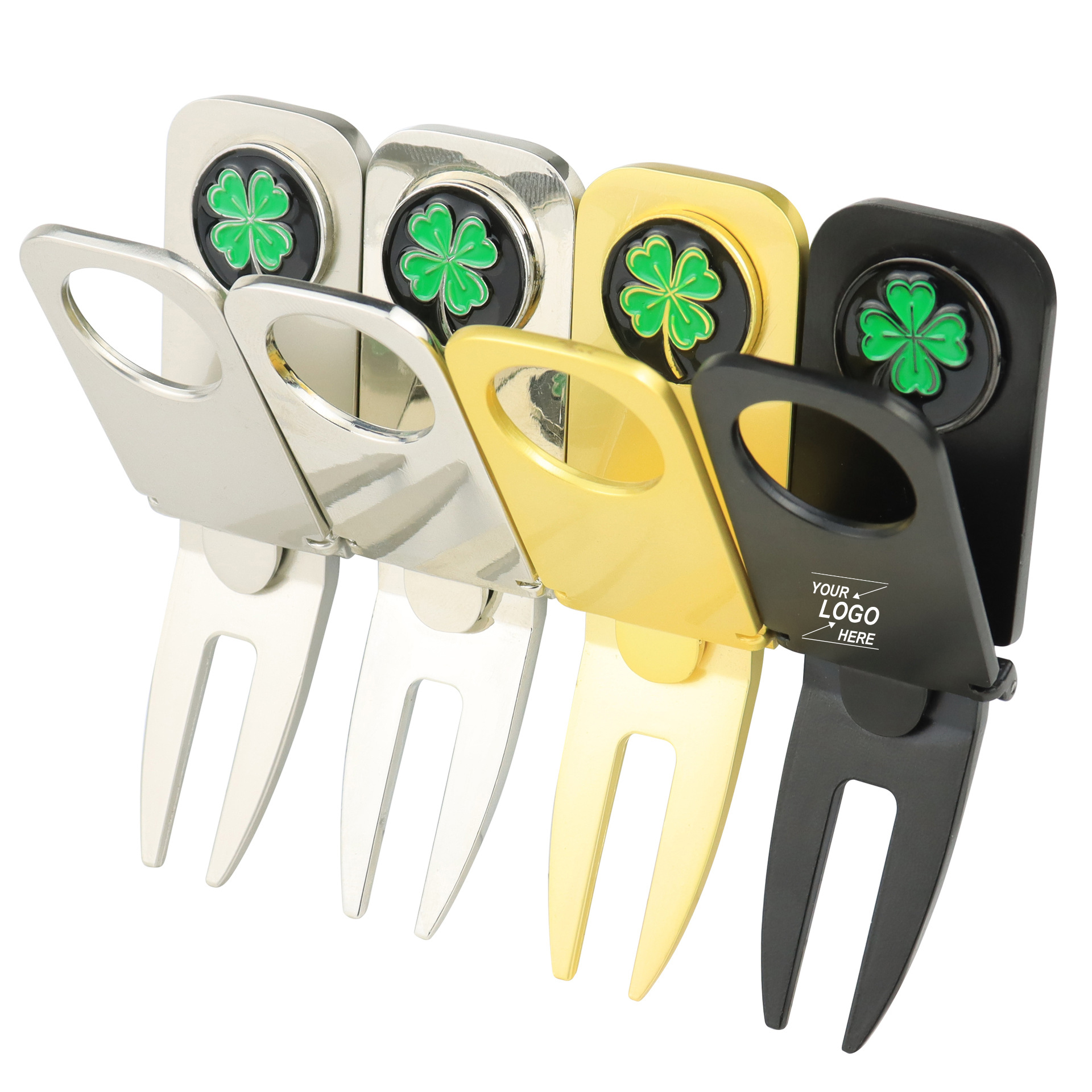 Golf Divot Repair Tool with Ball Marker