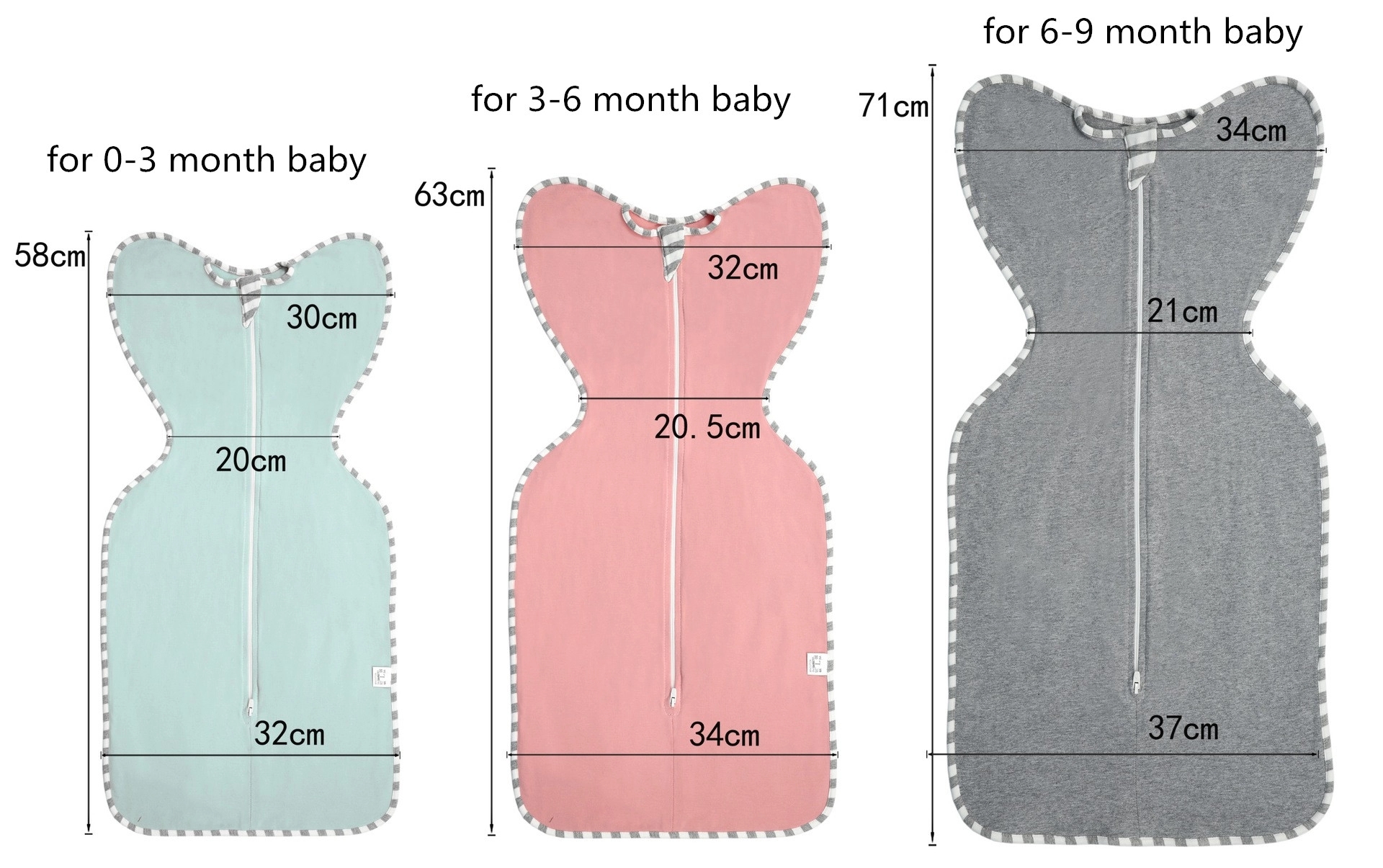 Baby Swaddle Sack, Blanket, Transition Bag 12
