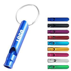 Small Aluminum Whistle Keychain 11