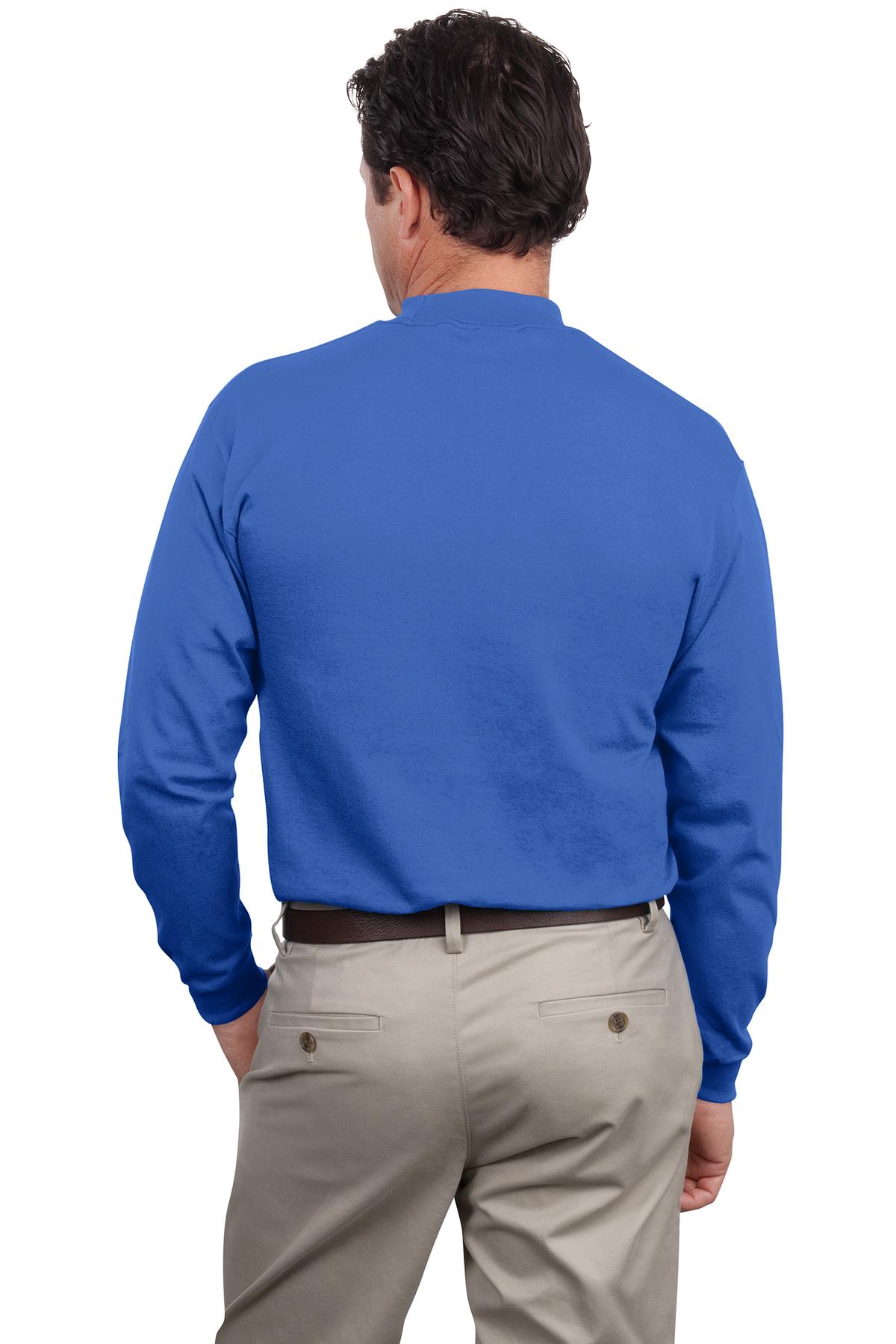 Port & Co Essential Mock Turtleneck. PC61M 16