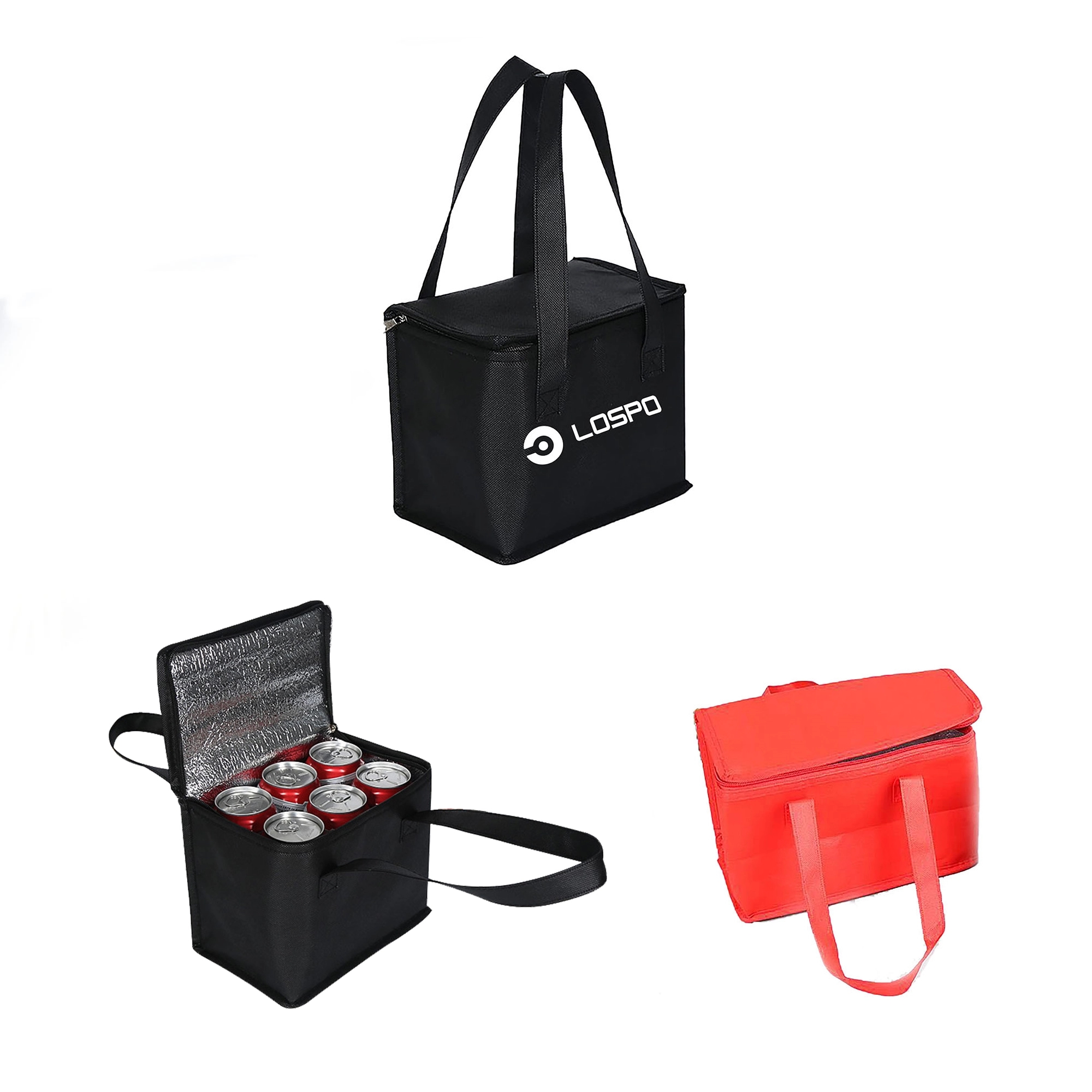 Portable Insulated Lunch Bag MOQ 100PCS 6