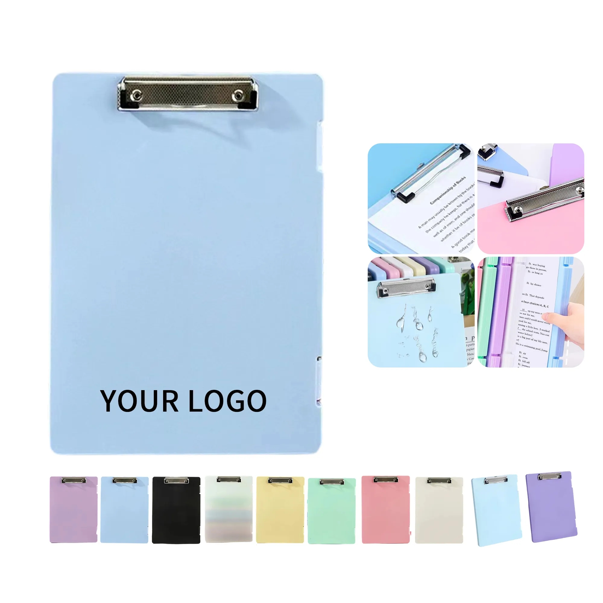 Clipboard File Storage Box for A4 Documents 4
