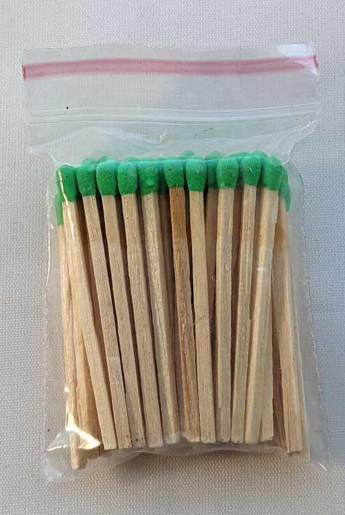 47mm (approx. 2 in.) Bulk Wooden Match Sticks - (approx)50 ct. bags 6