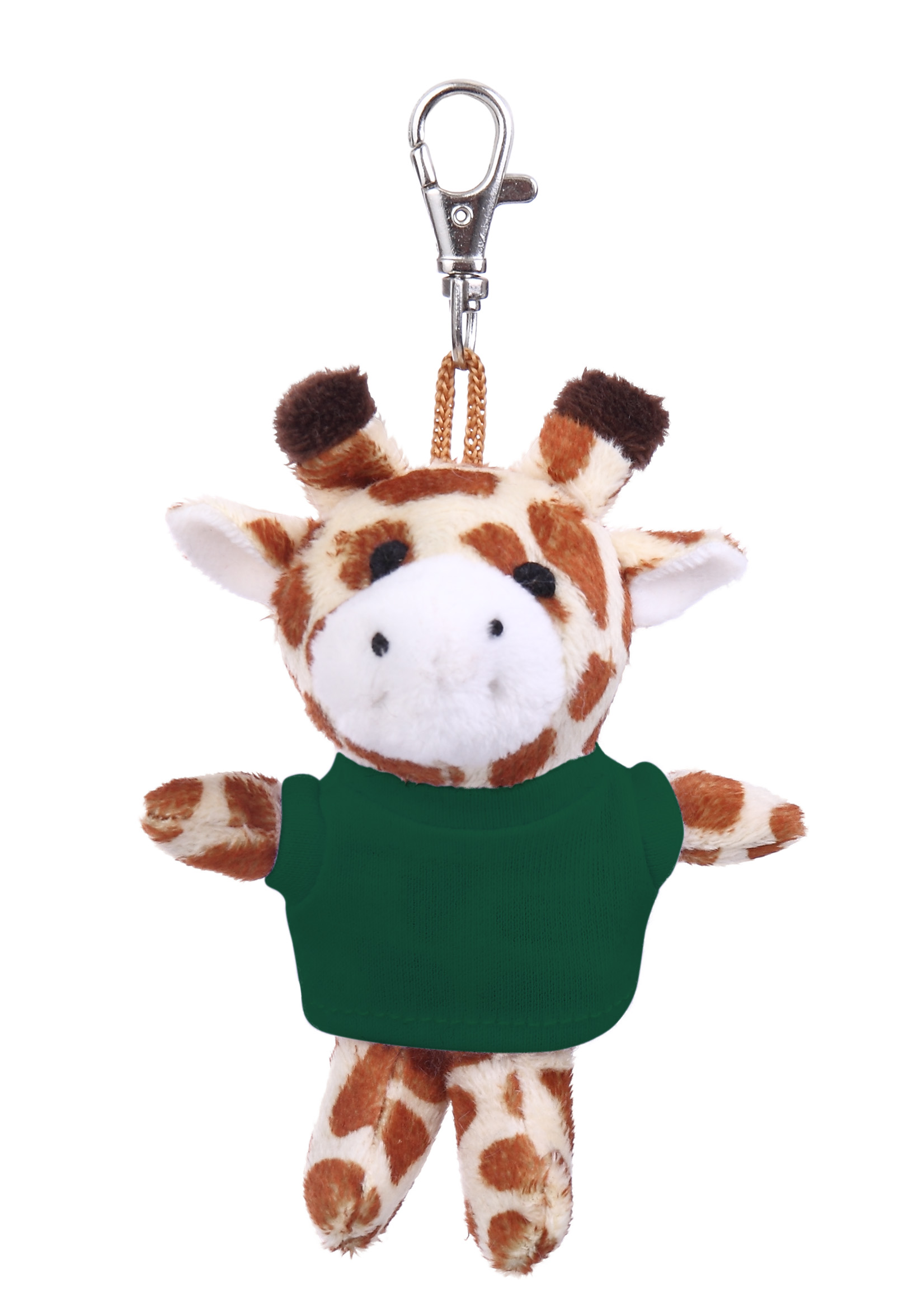 Soft Plush Giraffe Keychain with Tee 11