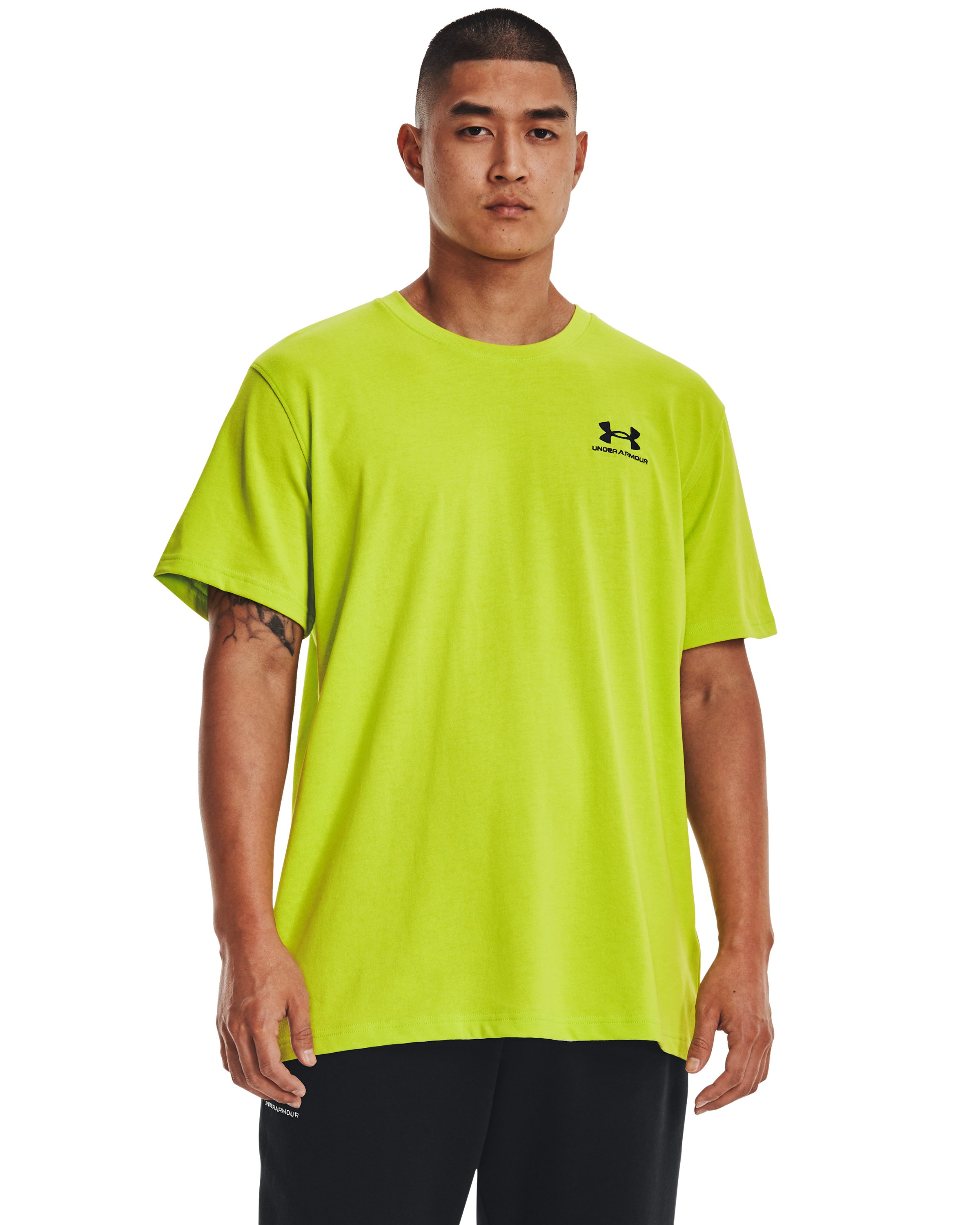 Men's UA Logo Embroidered Heavyweight Short Sleeve 10