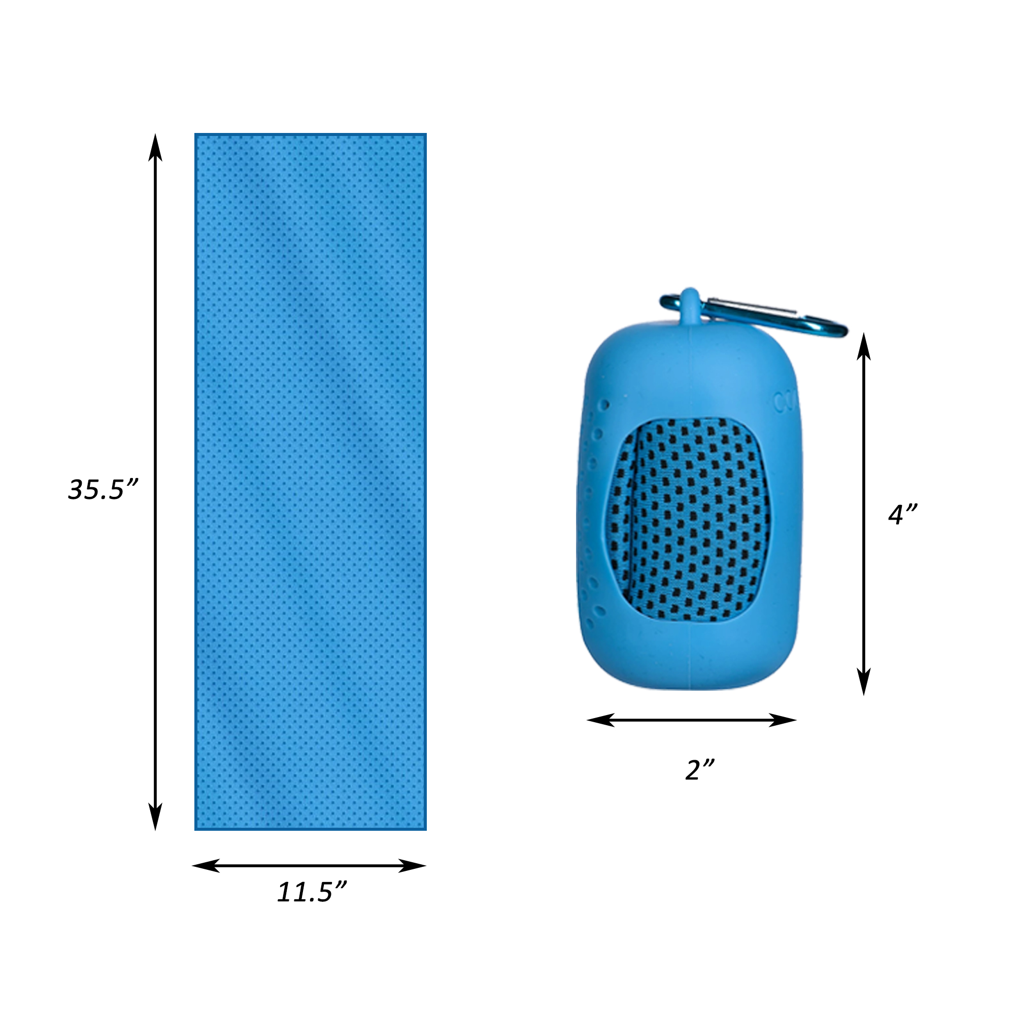 Quick-Dry Sports Towel Portable Storage Bag 3