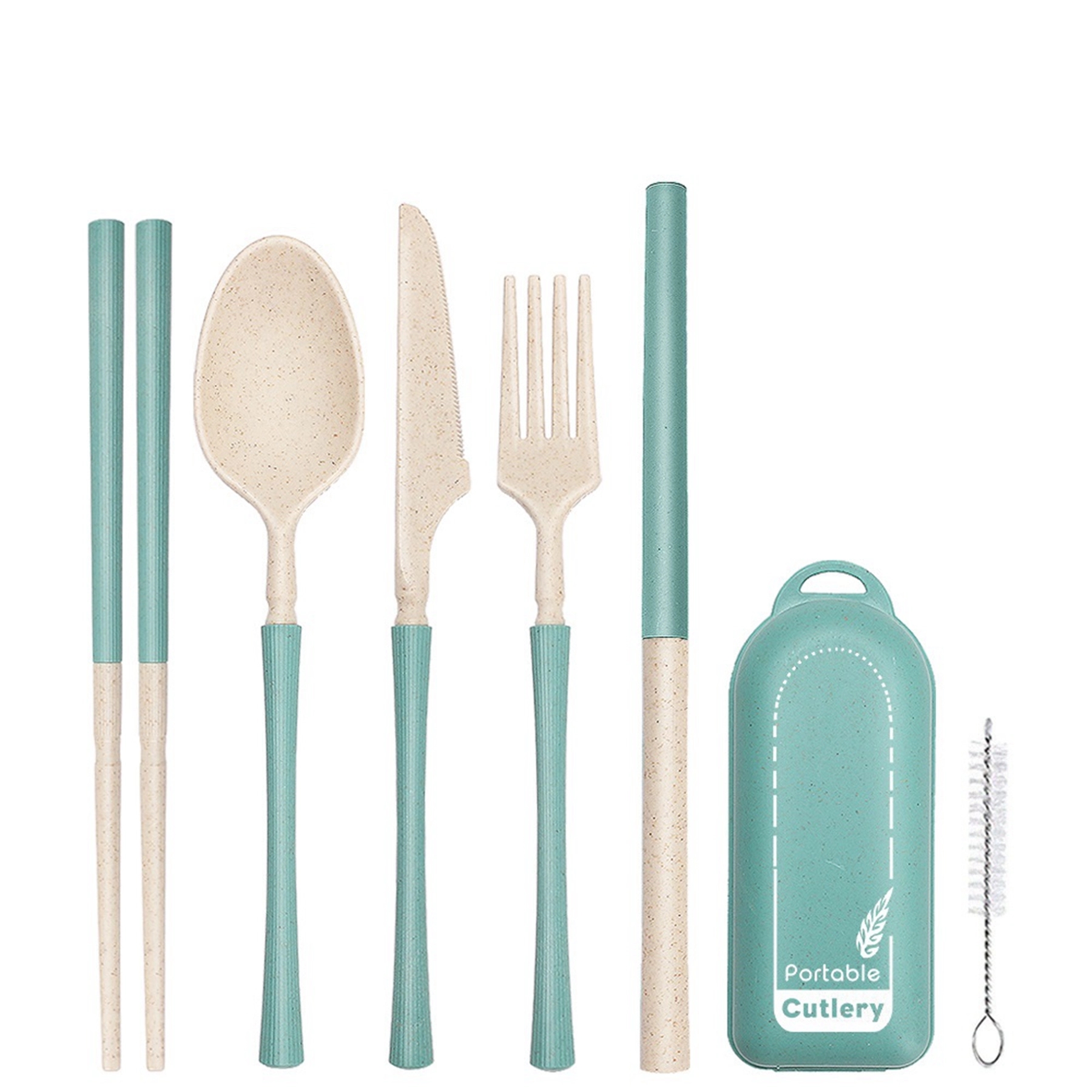 Wheat Straw Removable Tableware Set 2