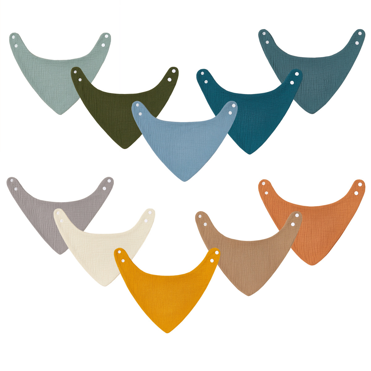 Cotton Baby Drool Bibs 11
