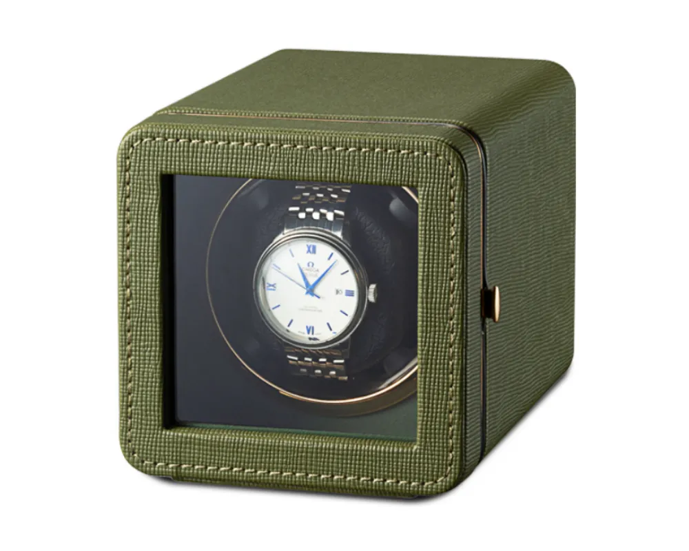 Colourful Mini 1-Slot Portable Watch Winder With Reinforced 6