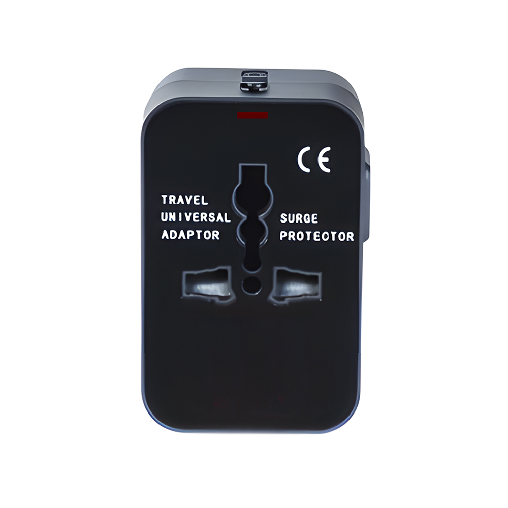 Universal Travel Adapter With Surge Protector 3