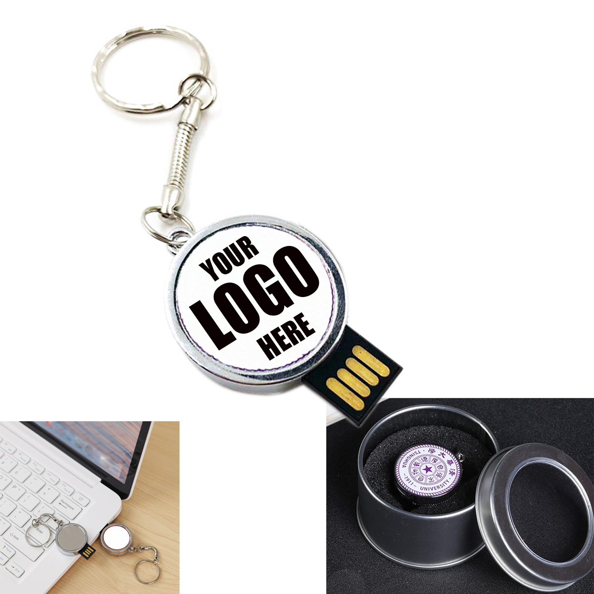 Round 8GB USB Flash Drive 2