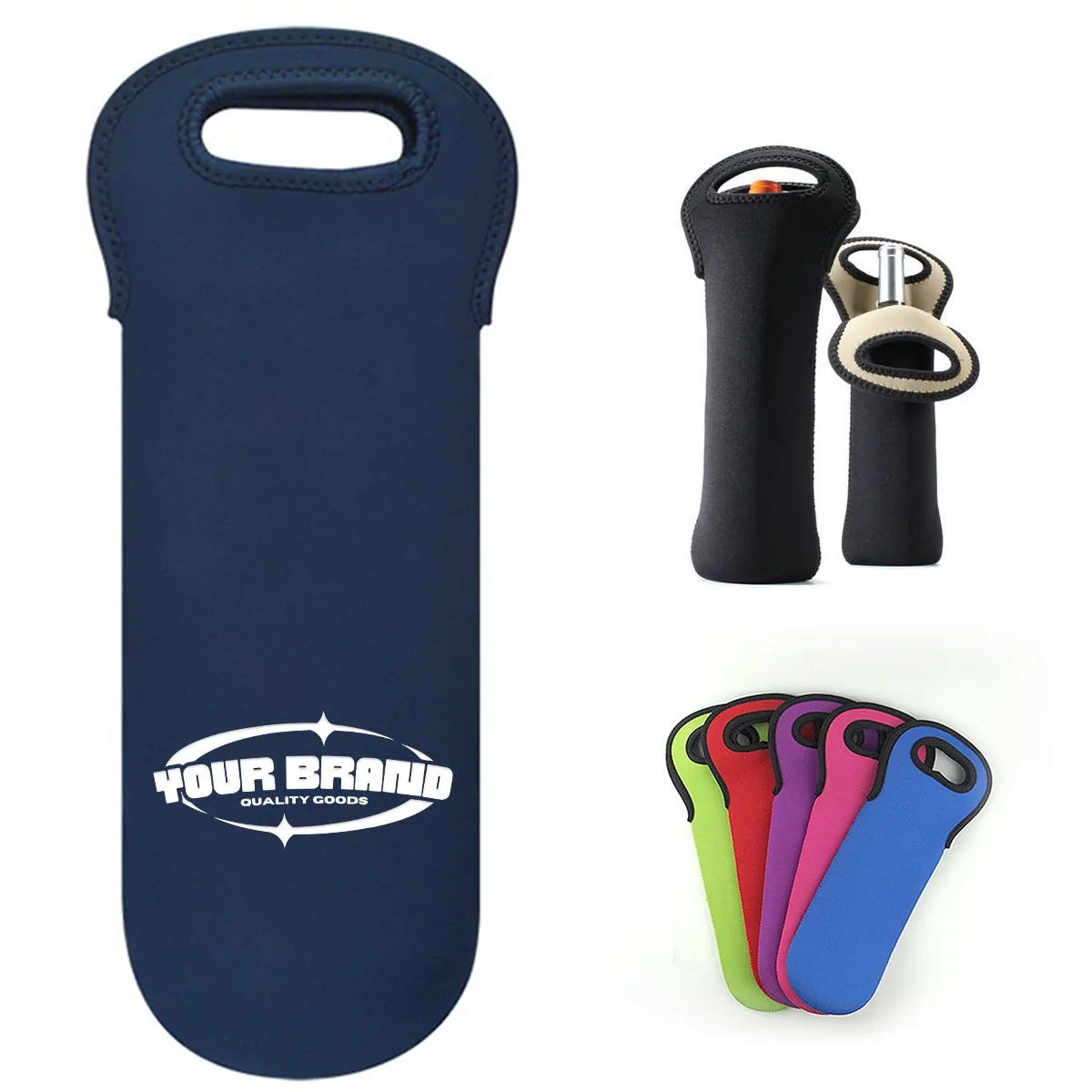 Durable Single Bottle Wine Tote Beer Champagne Bag 2