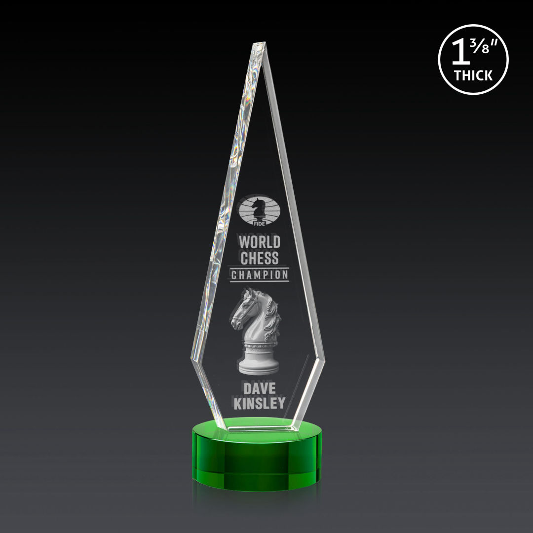 Springfield 3D Award on Stanrich Base - Green 5