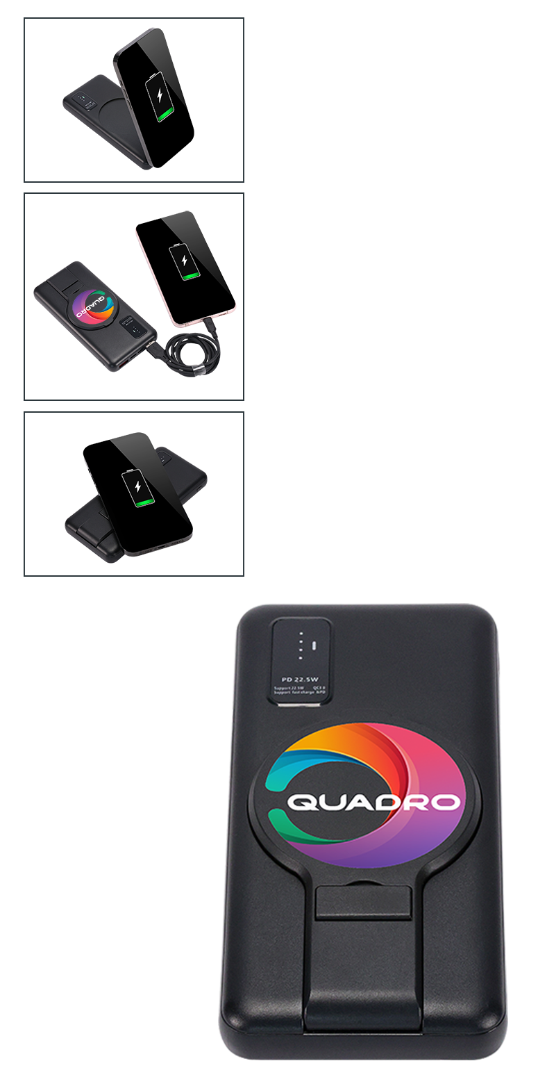 Wireless Power Bank with Stand - 8,000 mAh 28