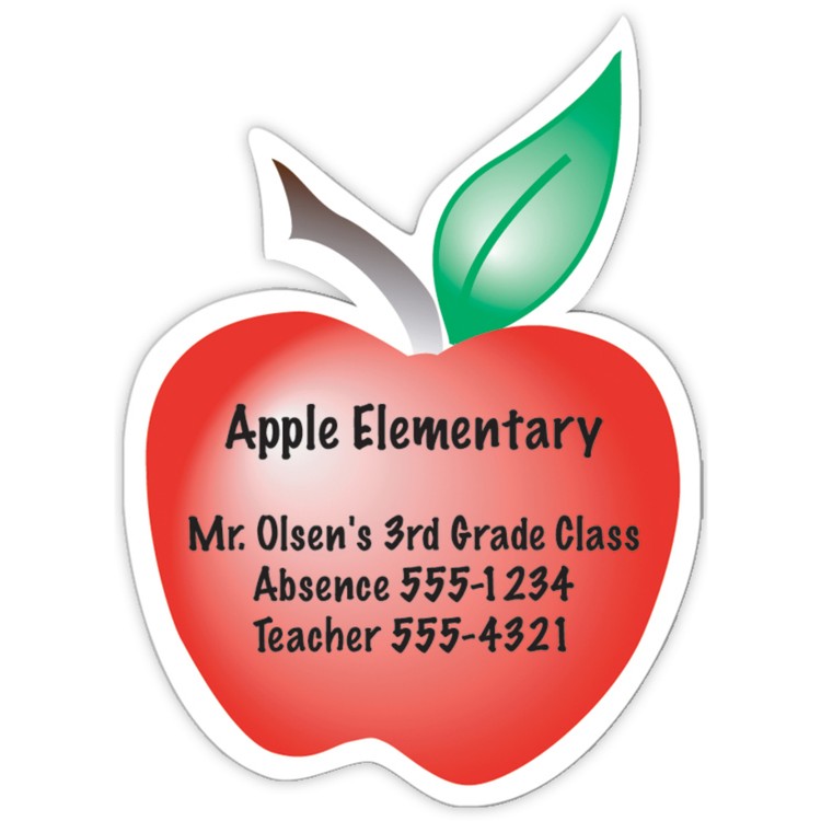 Vinyl Label Full Color (3.675"x2.675") Apple