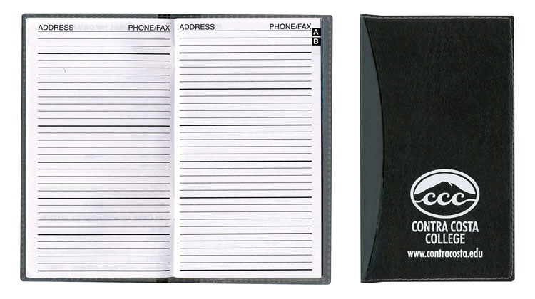 Soft Cover 2 Tone Vinyl Geneva Series Address Book 2