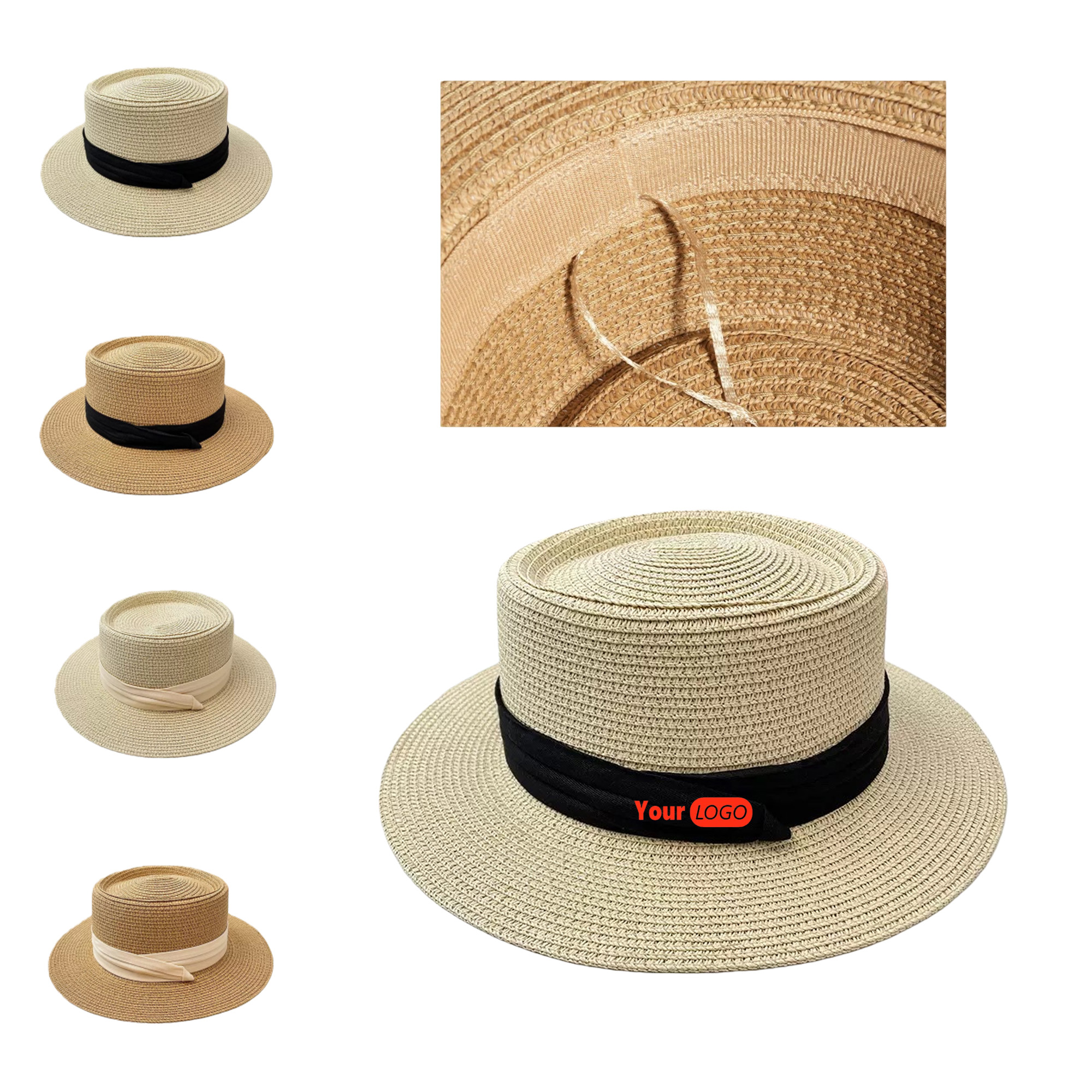 Breathable Unisex French Flat Top Hat 2
