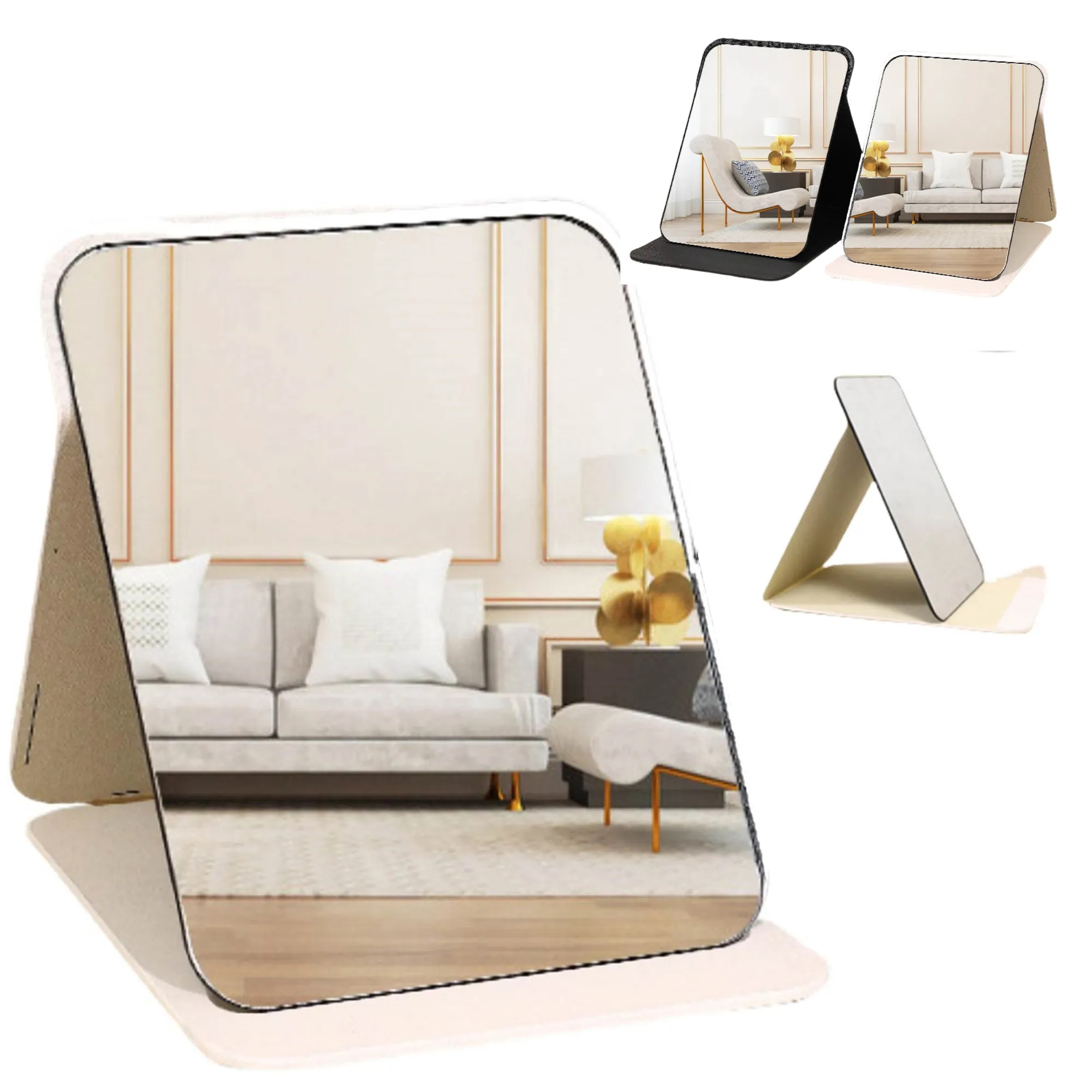 Shatterproof Ultrathin Folding Makeup Mirror 1