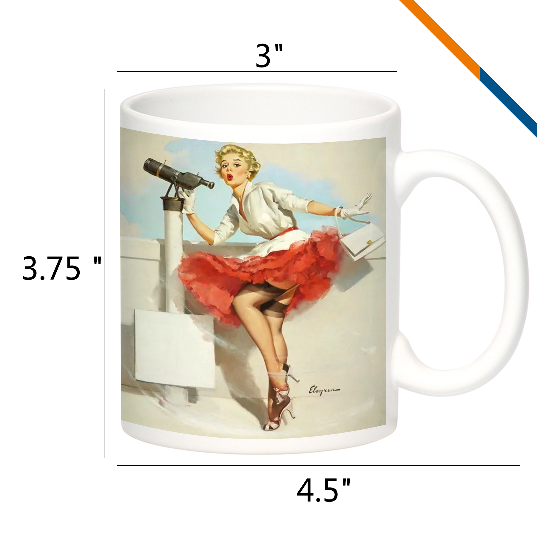 Soci Ceramic Mug - 11 OZ. 3