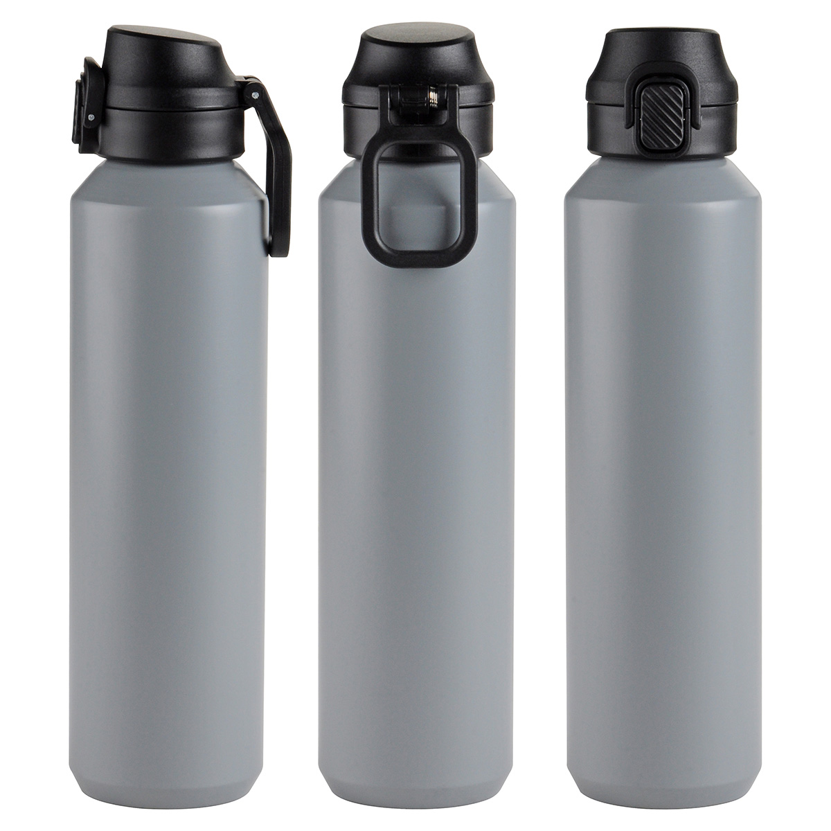 Nexus 27 oz Recycled Aluminum Bottle with Flip-Top Lid and Carabiner 31
