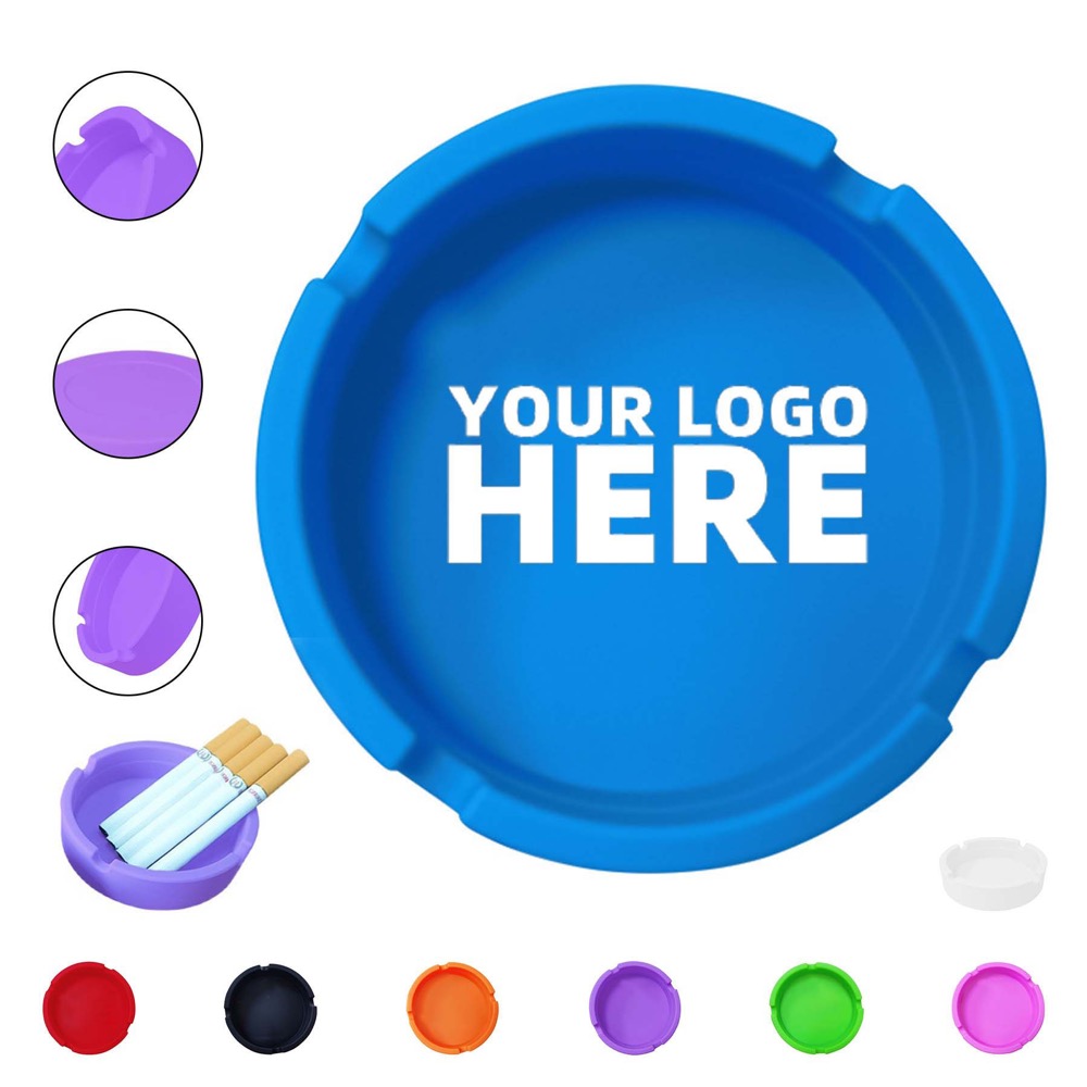 Round Silicone Ashtray 2