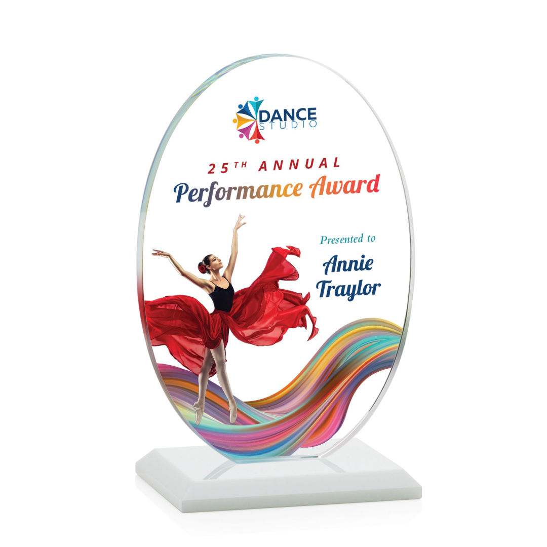 Austin (Vert) VividPrint™ Award - White 9